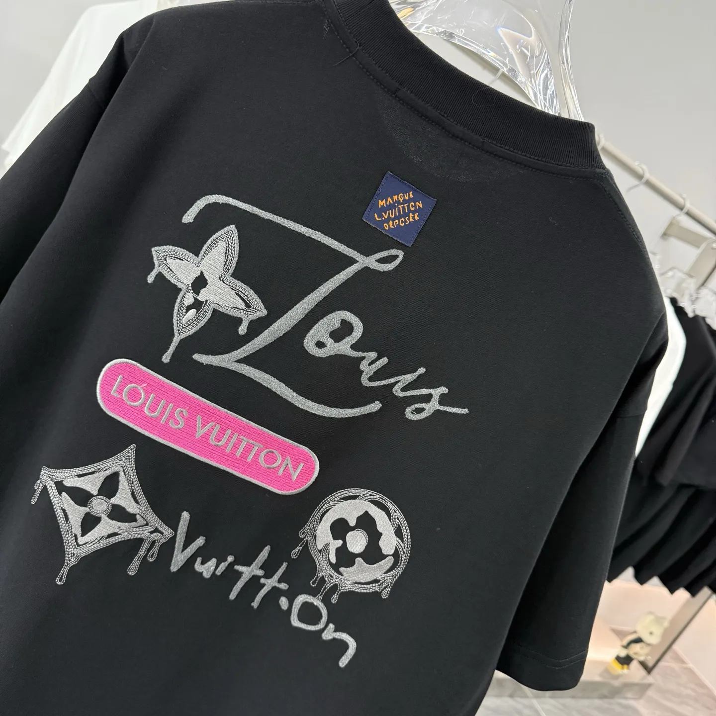 Embroidered Logo Cotton T-Shirt D16014263 — view 8