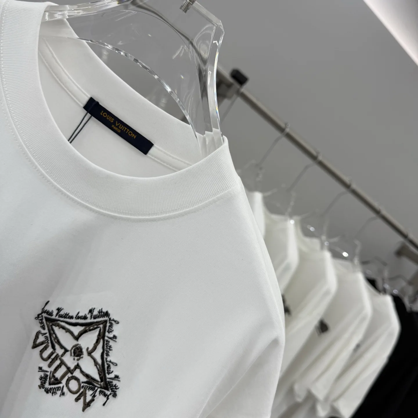 Embroidered Logo Cotton T-Shirt D16014267 — view 4
