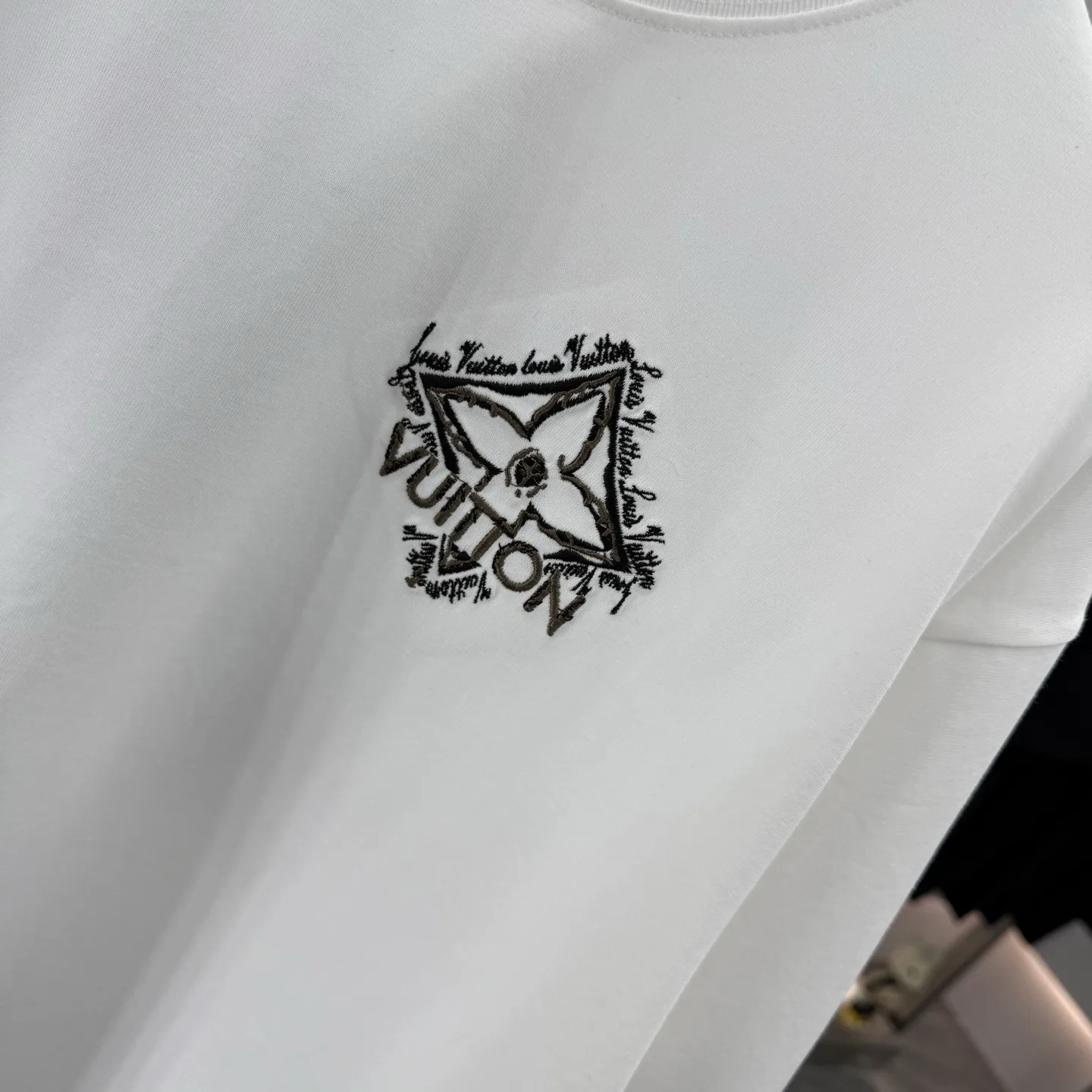Embroidered Logo Cotton T-Shirt D16014267 — view 6