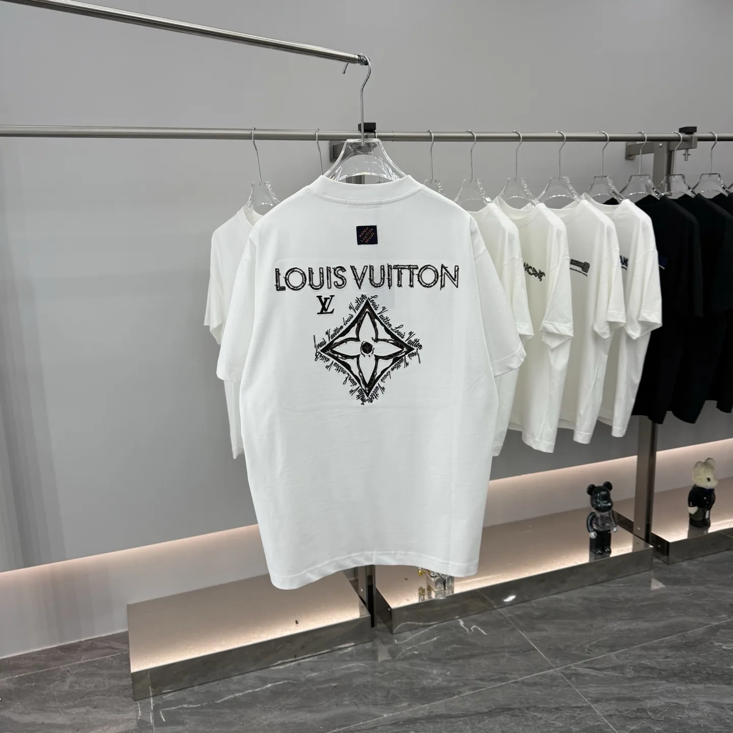 Embroidered Logo Cotton T-Shirt D16014267 — view 7