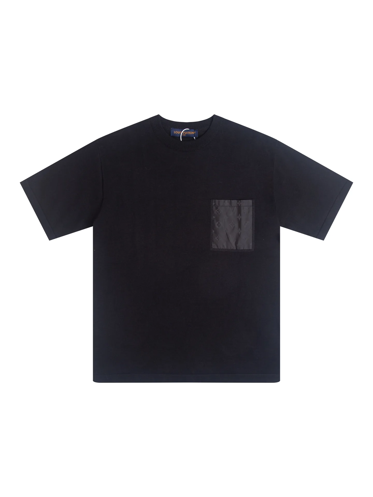 Logo-Jacquard Wool Short-Sleeve Knit Sweater D16016259