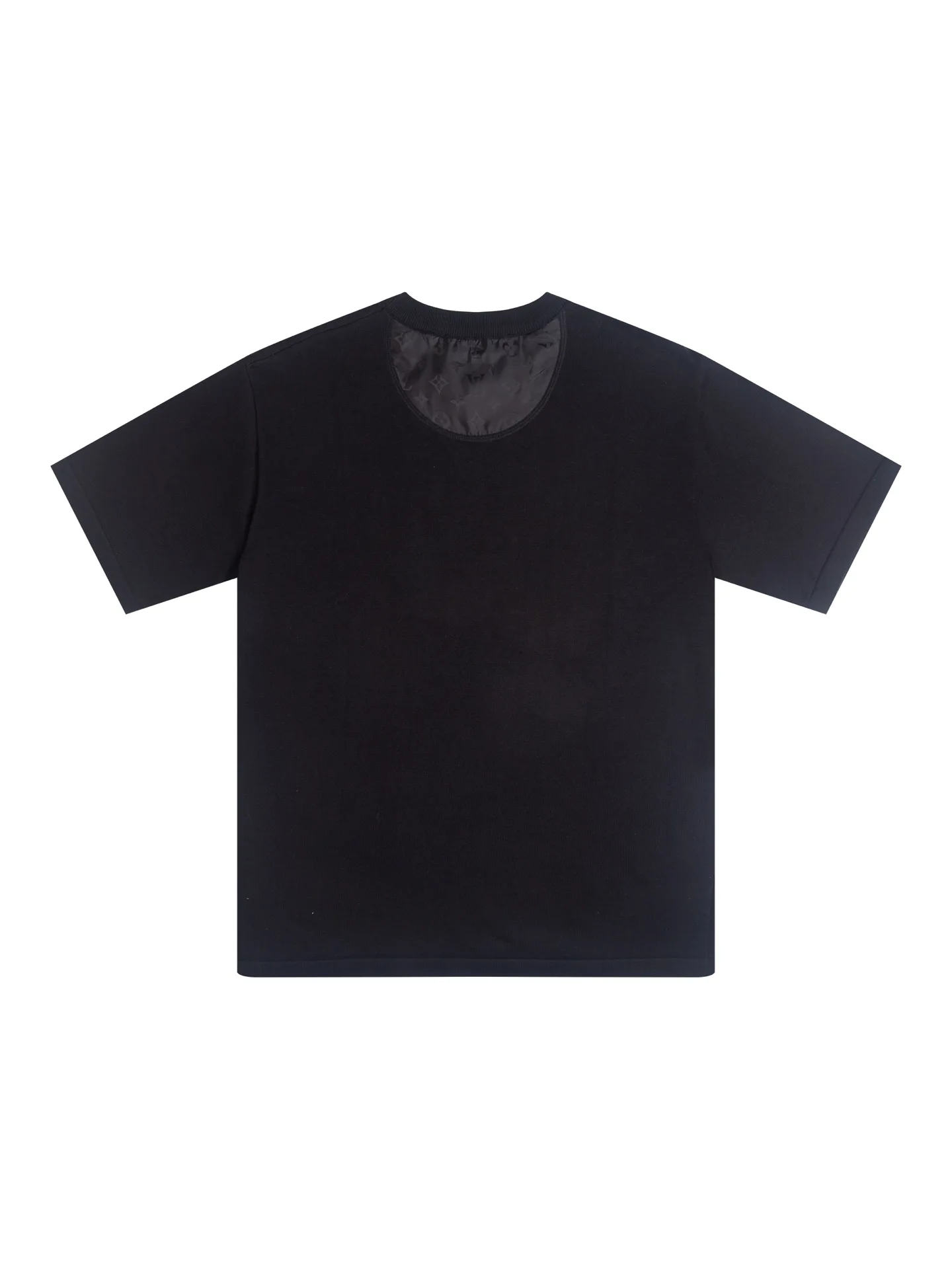 Logo-Jacquard Wool Short-Sleeve Knit Sweater D16016259 — view 2