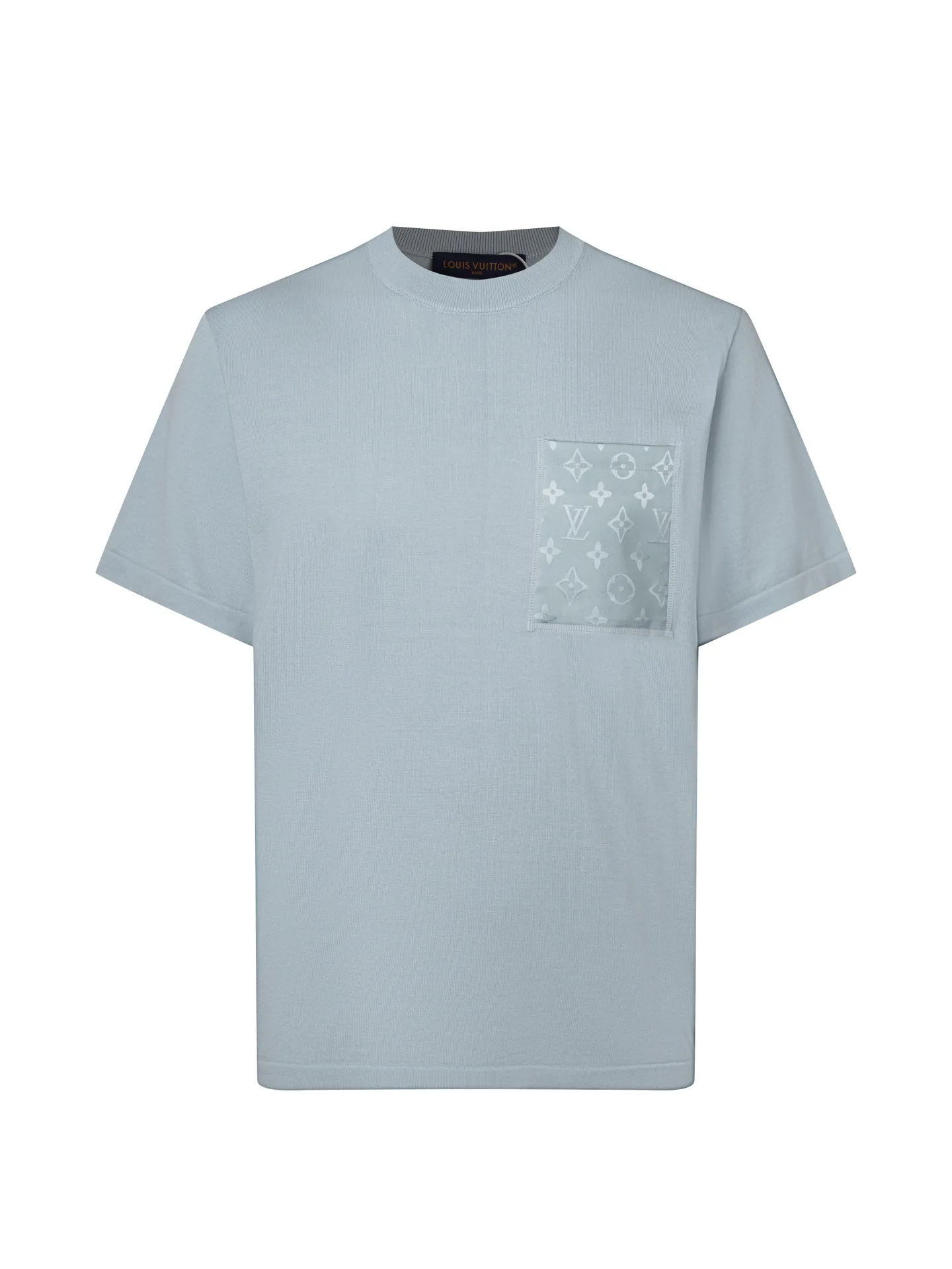Monogram Jacquard Pocket Wool Knit T-Shirt D16016255