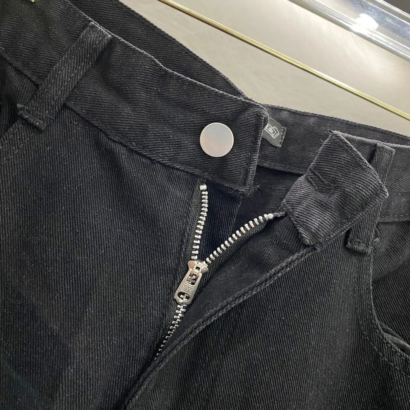 Chrome Hearts Cross Patch Straight-Leg Jeans D16519607 — view 7