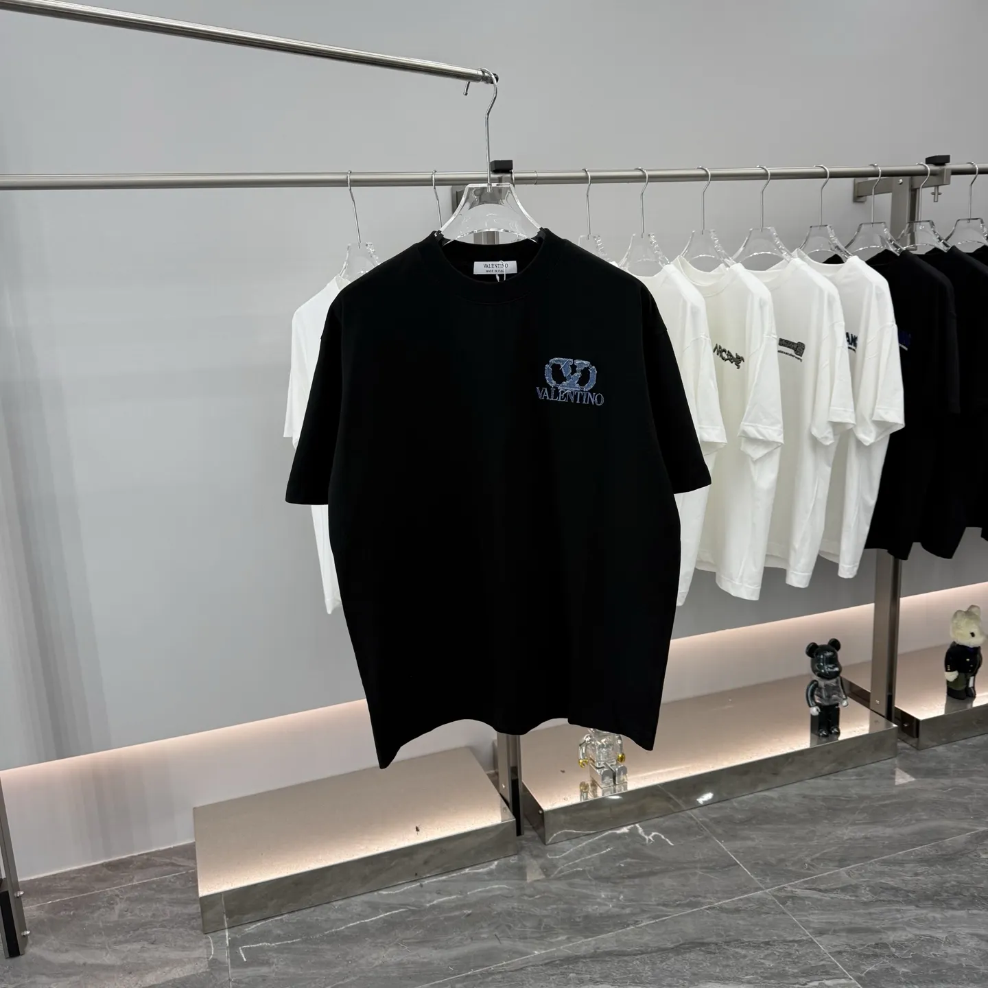 Logo Patch Embroidered Cotton T-Shirt D16514286