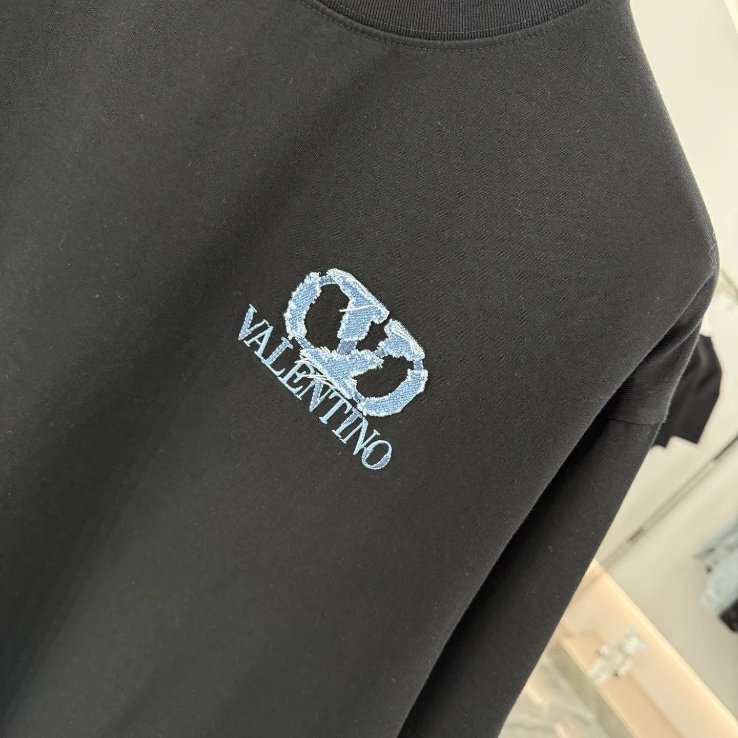 Logo Patch Embroidered Cotton T-Shirt D16514286 — view 6
