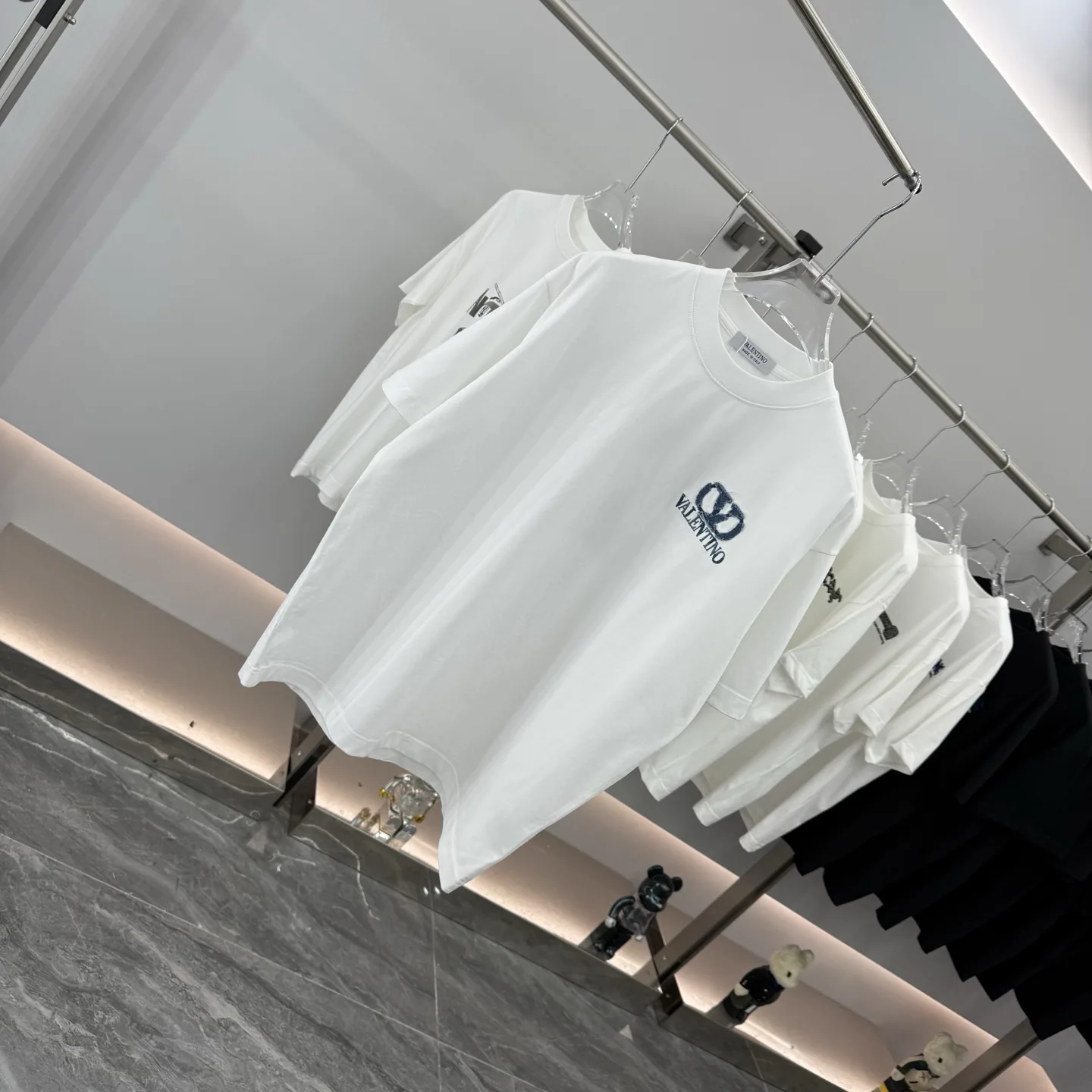 Logo Embroidered Denim Patch T-Shirt D16514285 — view 2