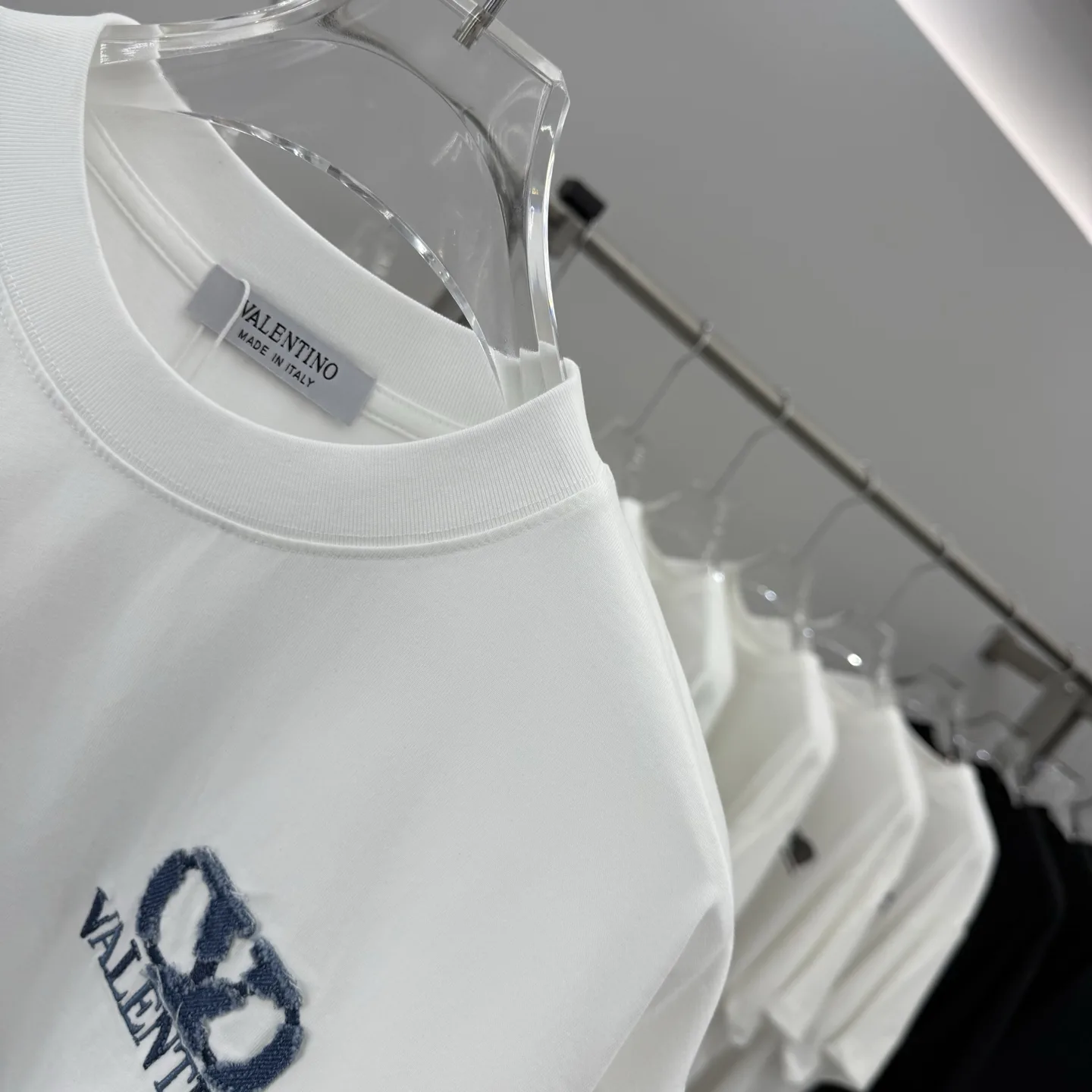 Logo Embroidered Denim Patch T-Shirt D16514285 — view 4