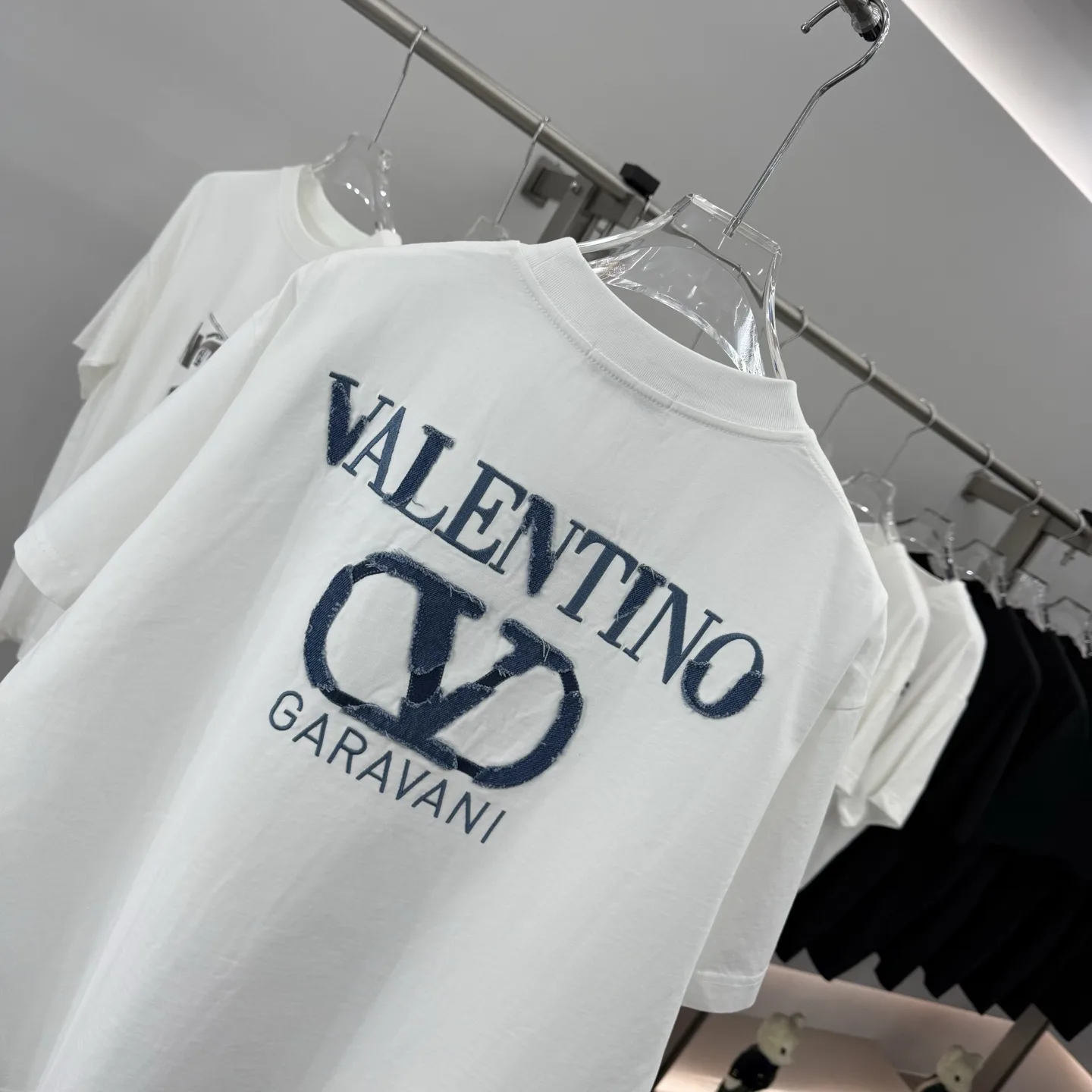Logo Embroidered Denim Patch T-Shirt D16514285 — view 8