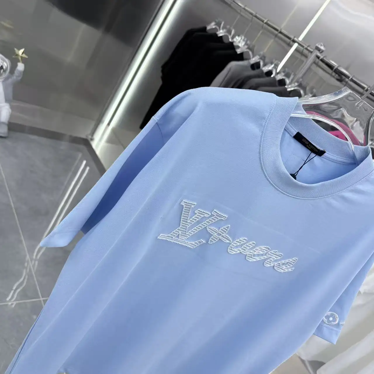 Embroidered Logo Cotton T-Shirt D16514317 — view 4