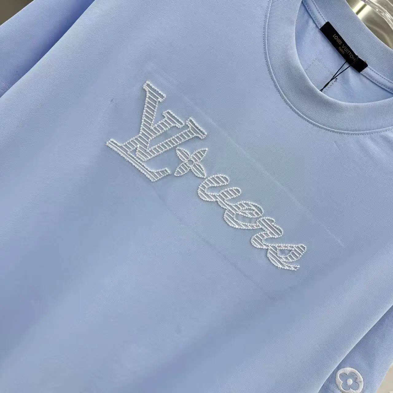 Embroidered Logo Cotton T-Shirt D16514317 — view 5