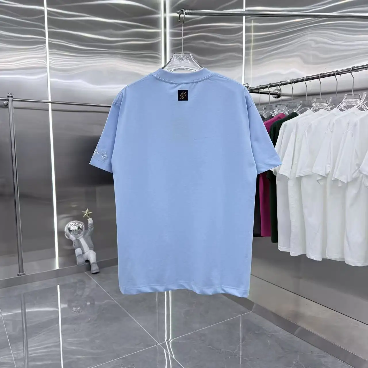 Embroidered Logo Cotton T-Shirt D16514317 — view 8