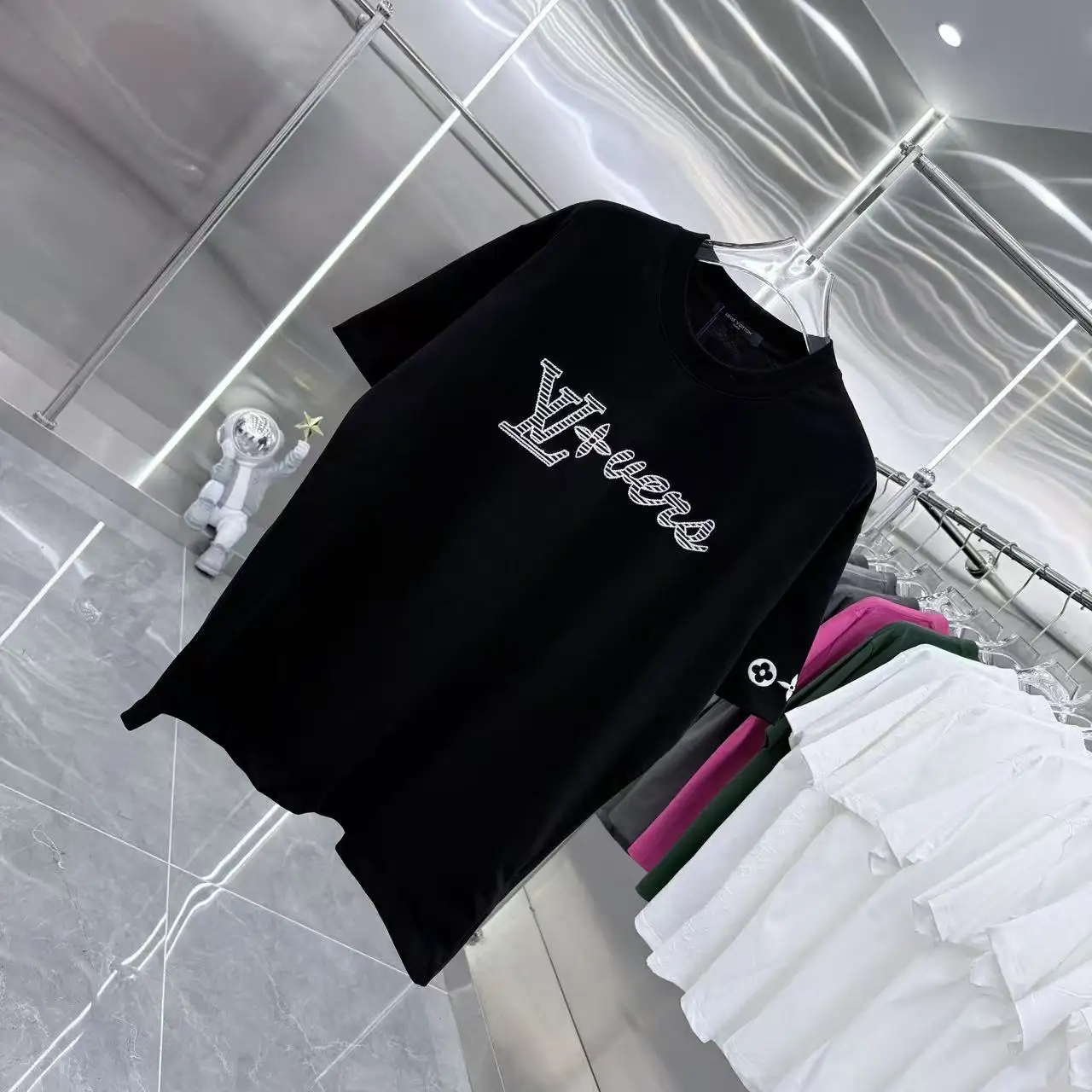 LVERS Embroidered Logo Cotton T-Shirt D16514316 — view 2