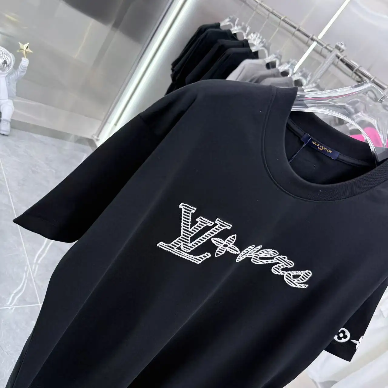 LVERS Embroidered Logo Cotton T-Shirt D16514316 — view 4