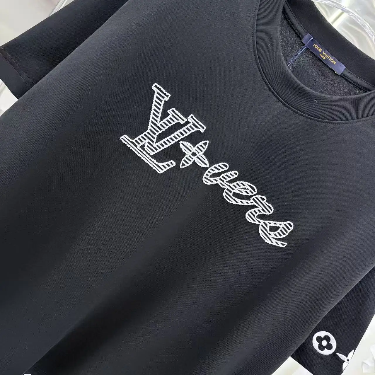 LVERS Embroidered Logo Cotton T-Shirt D16514316 — view 5