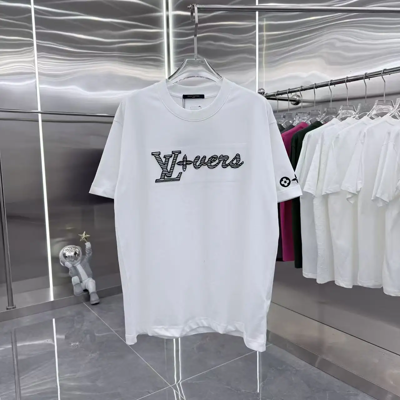 Embroidered Logo Cotton T-Shirt D16514318