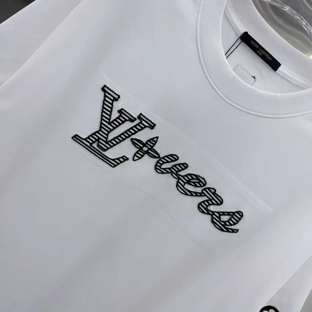 Embroidered Logo Cotton T-Shirt D16514318 — view 5