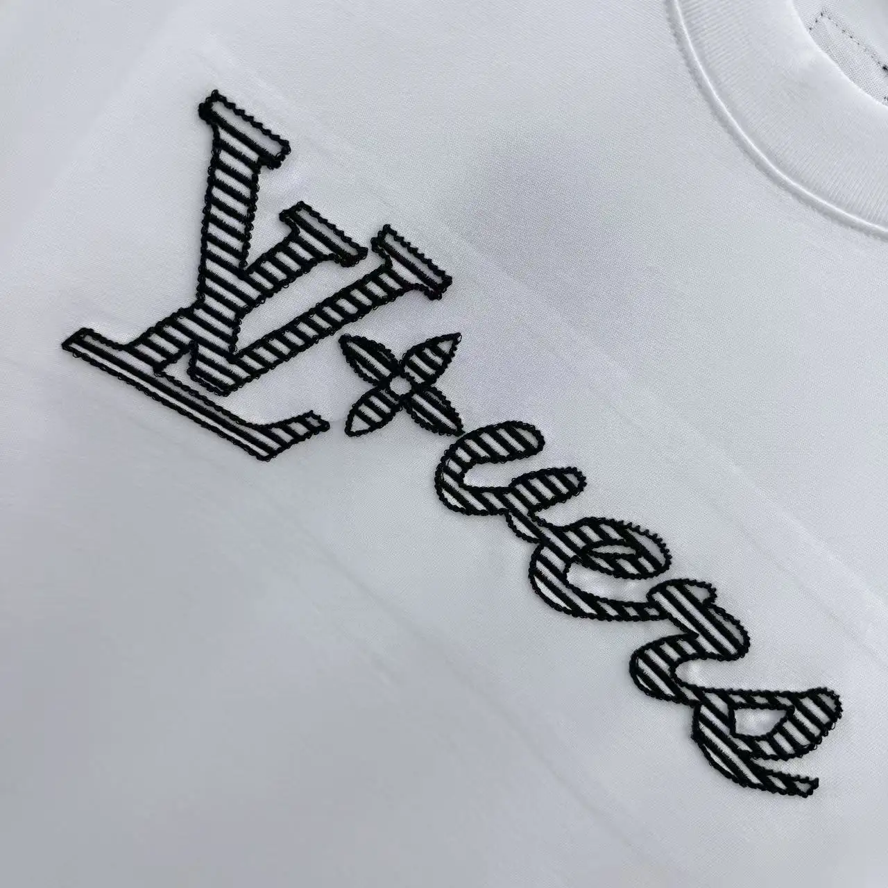 Embroidered Logo Cotton T-Shirt D16514318 — view 6