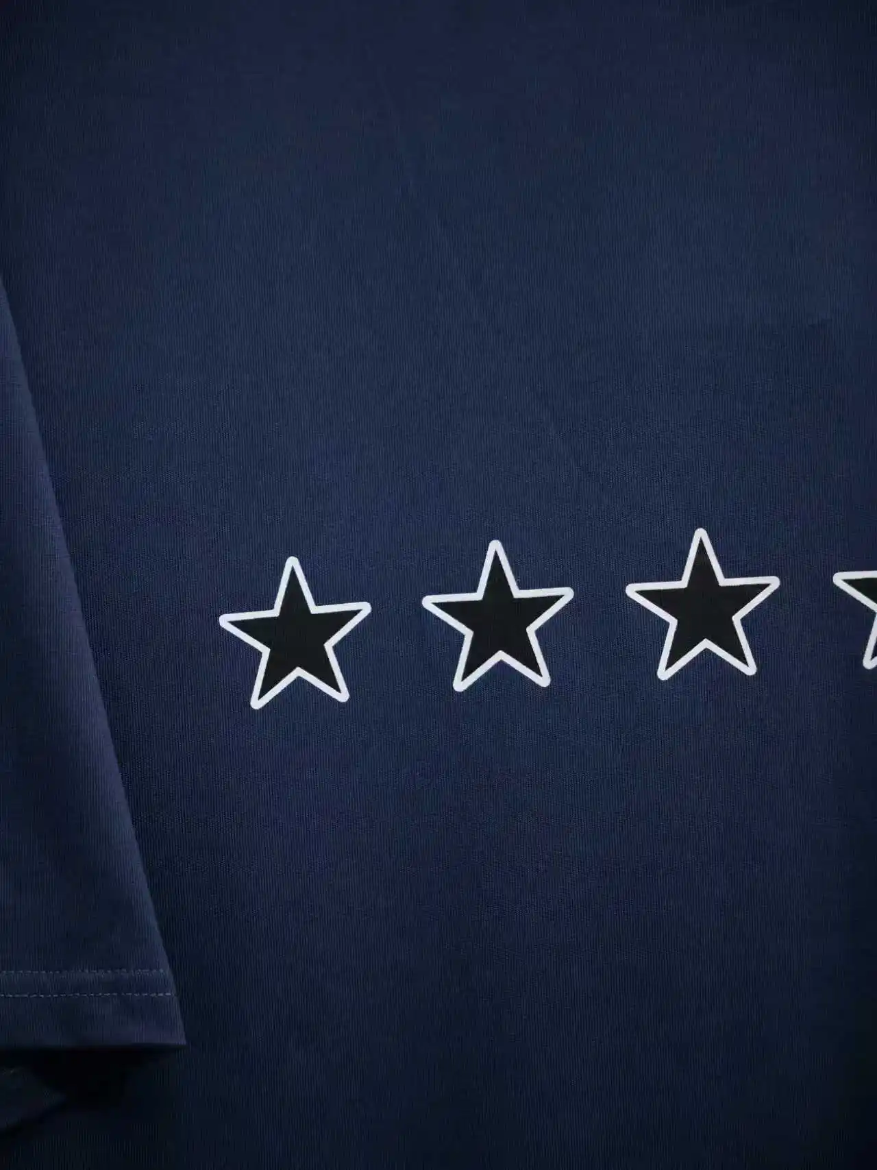 Five-Star Print Oversized Cotton T-Shirt D16513107 — view 3