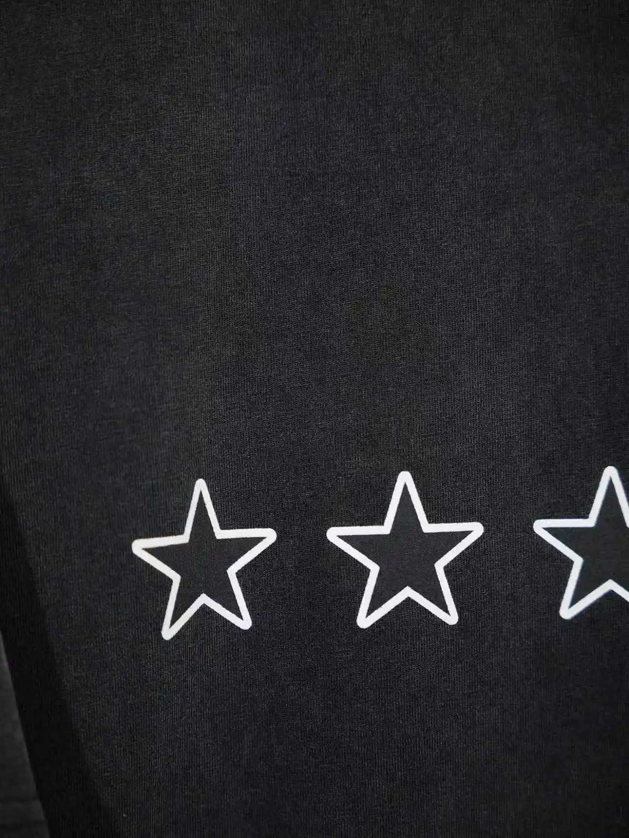 Star Print Washed Cotton T-Shirt D16513106 — view 4