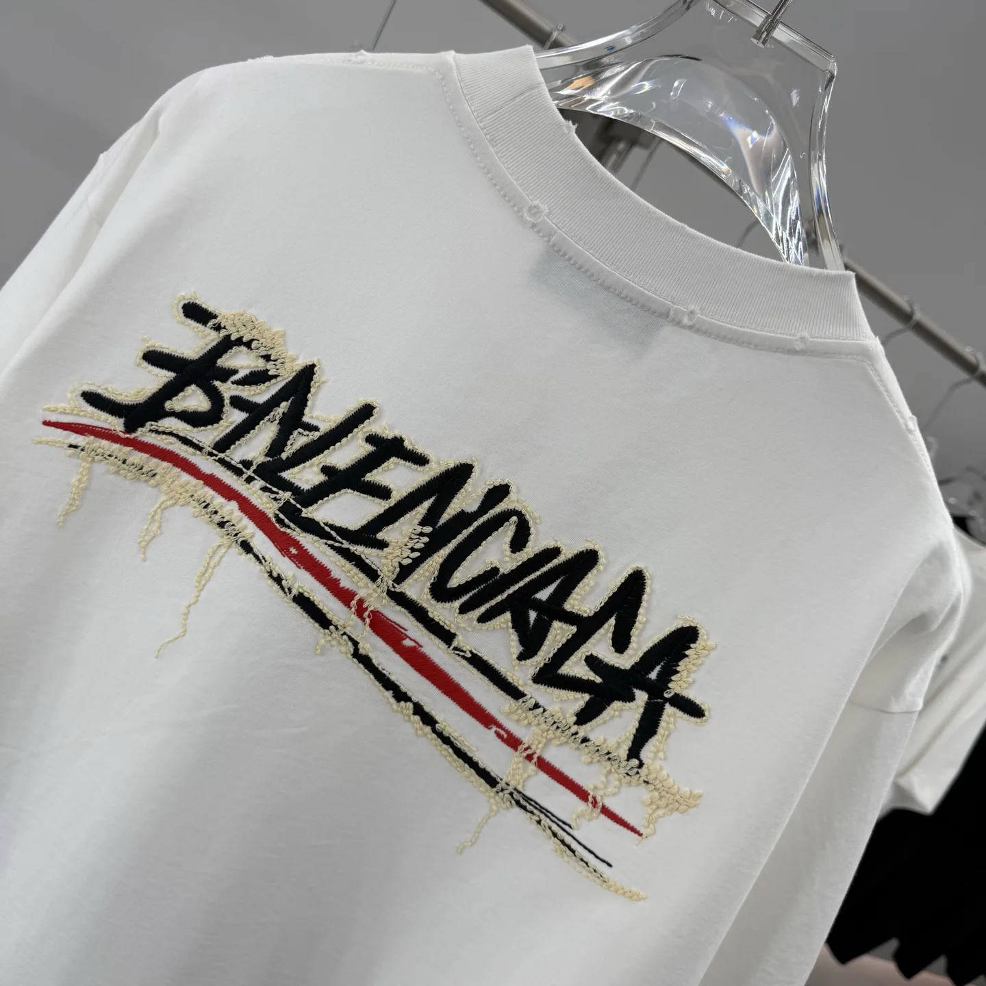Embroidered Logo Oversized Cotton T-Shirt D16514303 — view 8