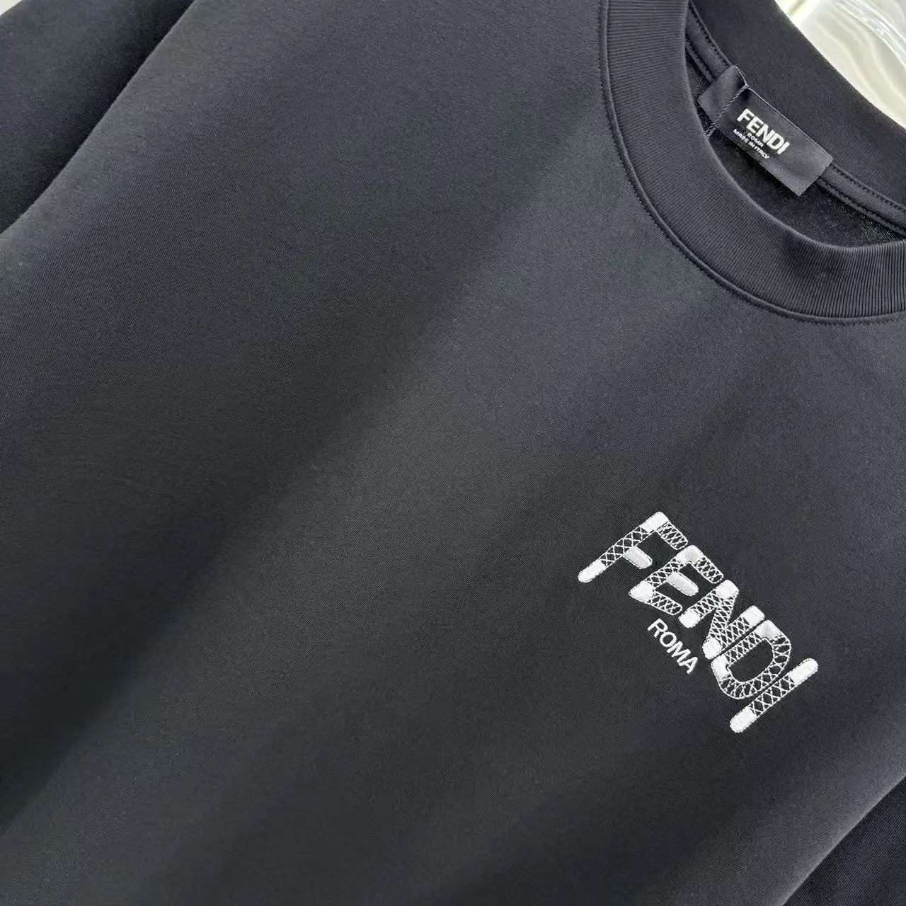 Logo Embroidered Denim Patch T-Shirt D16514311 — view 5