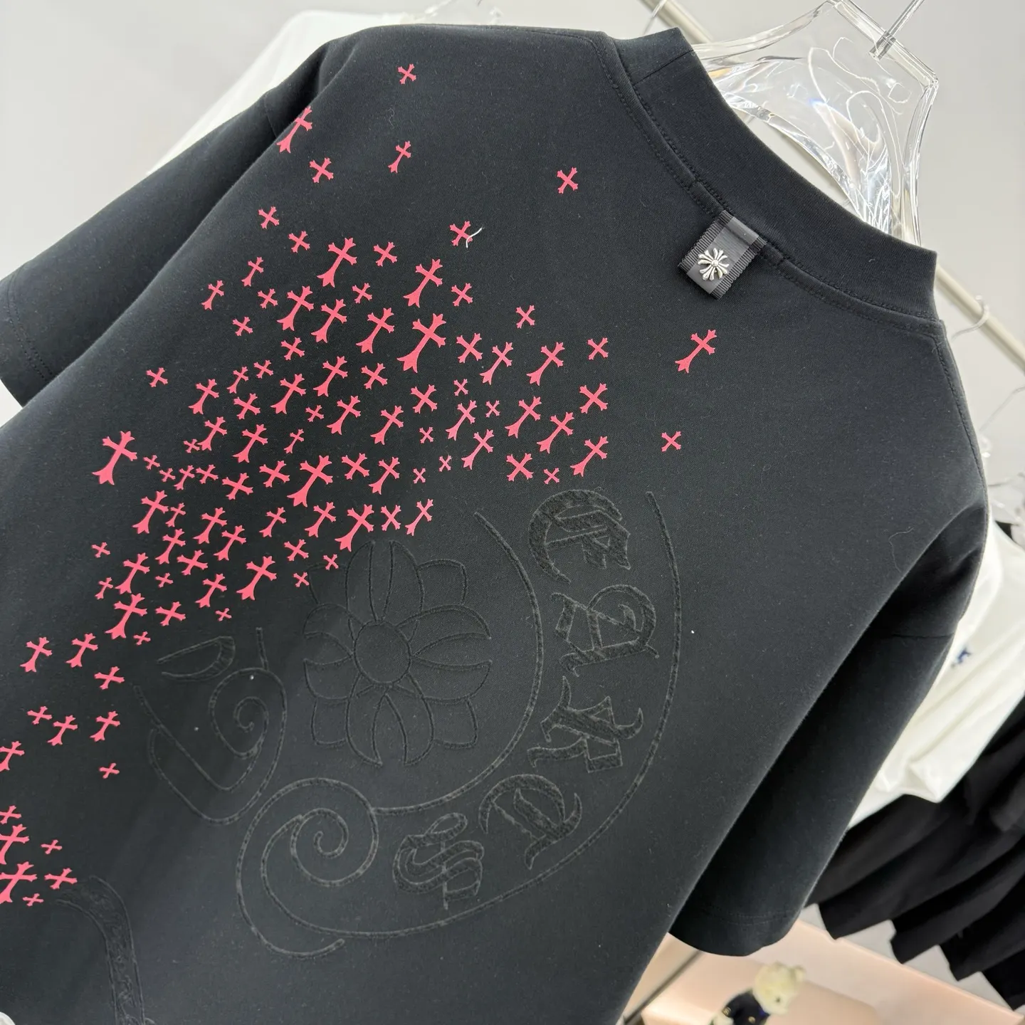 Laser-Cut Logo Crew-Neck T-Shirt D16514258 — view 8