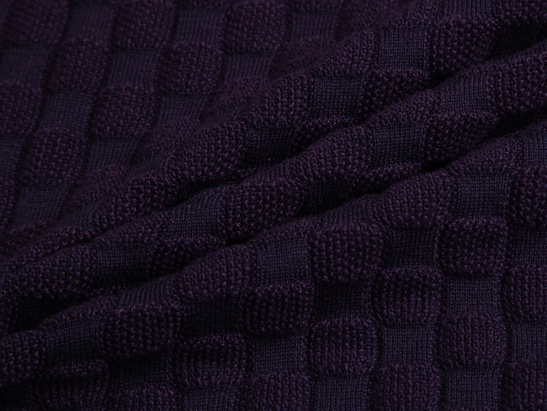 Damier Embroidered Wool-Blend Knit T-Shirt D16516195 — view 9