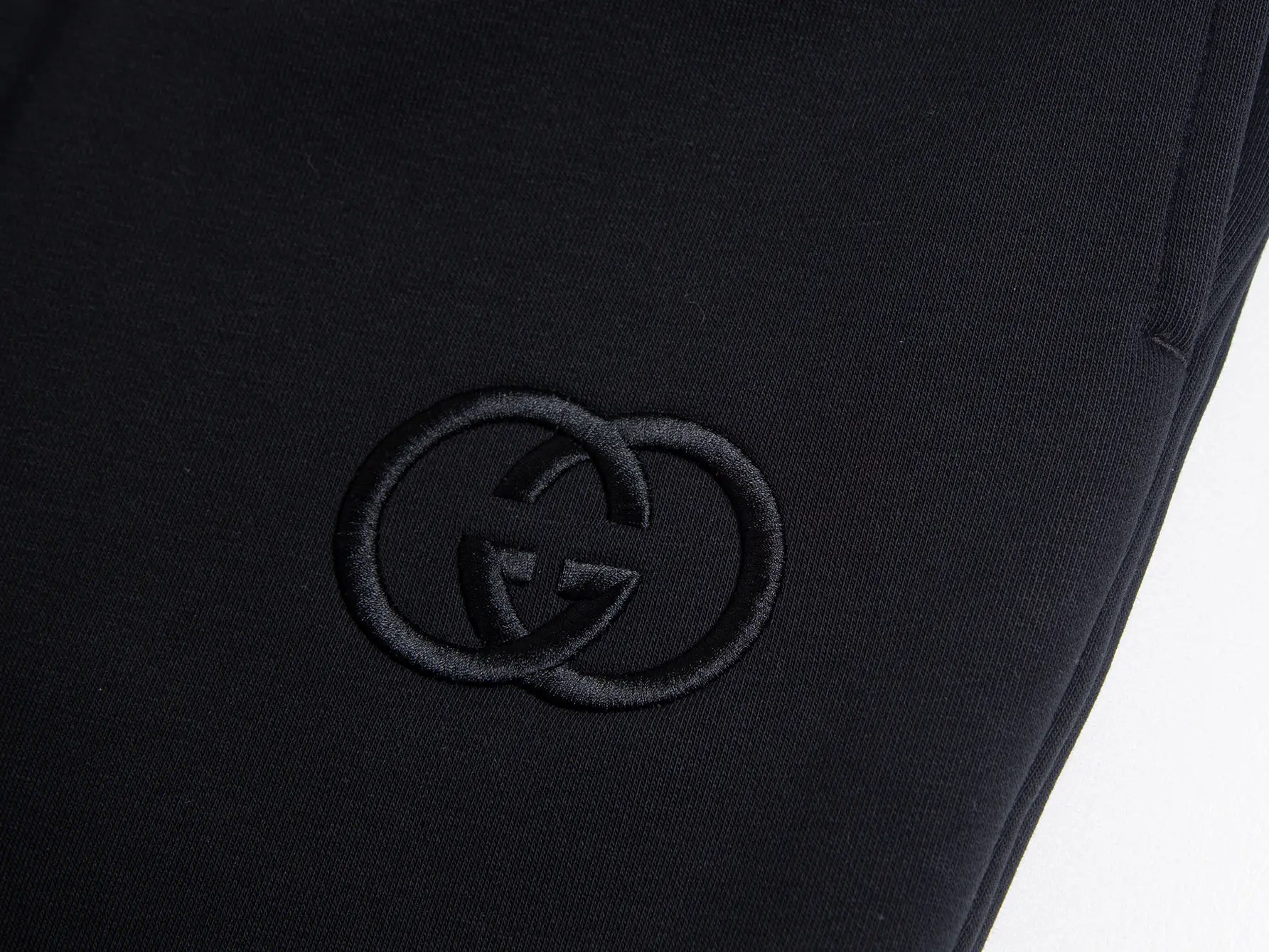 Interlocking G Embroidered Fleece-Back Sweatpants D17016432 — view 3