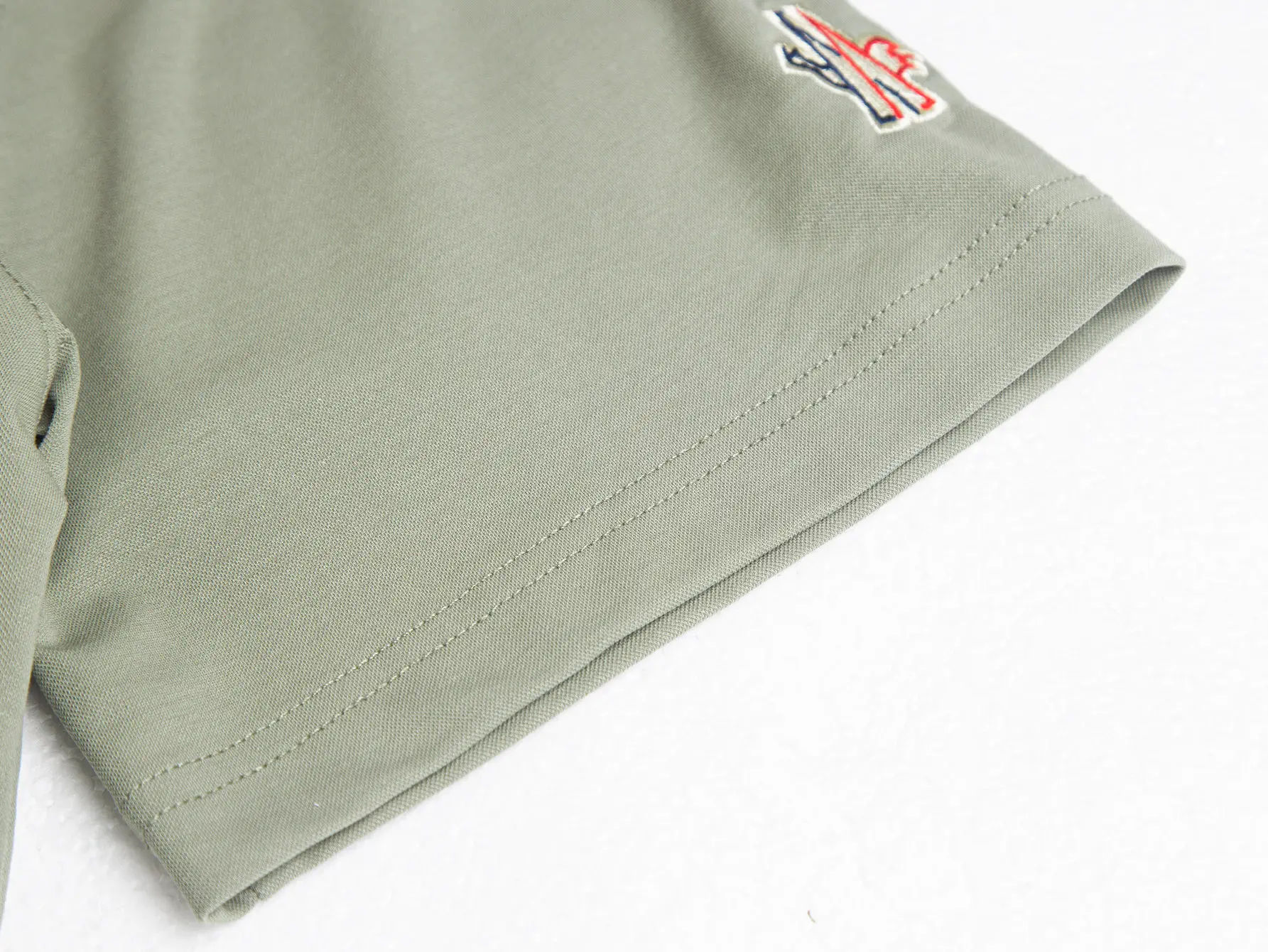 Logo-Embroidered Half-Zip Cotton Polo Shirt D17013118 — view 7