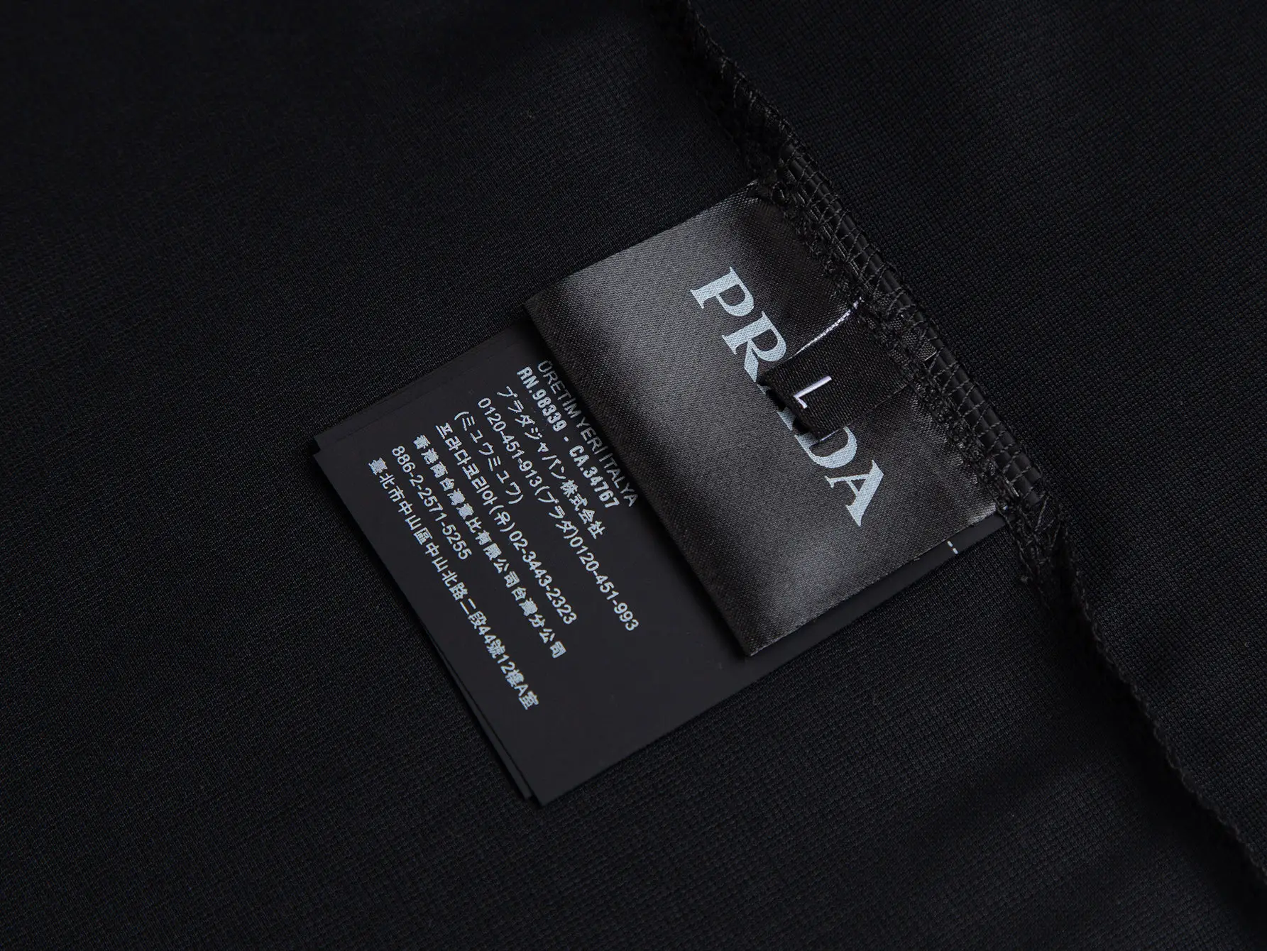 Logo-Plaque Cotton-Piqué Zip-Up Polo Shirt D17013122 — view 6