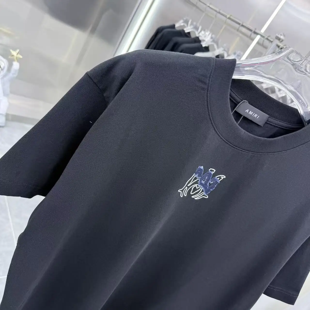 Logo Embroidered Cotton T-Shirt D17014313 — view 4
