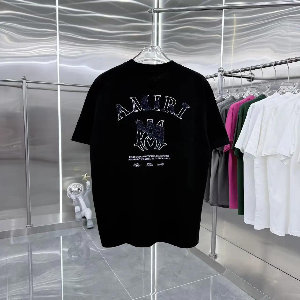 Logo Embroidered Cotton T-Shirt D17014313 — view 7