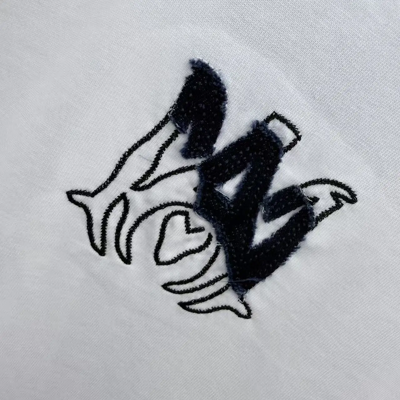 Embroidered Logo Cotton T-Shirt D17014315 — view 6