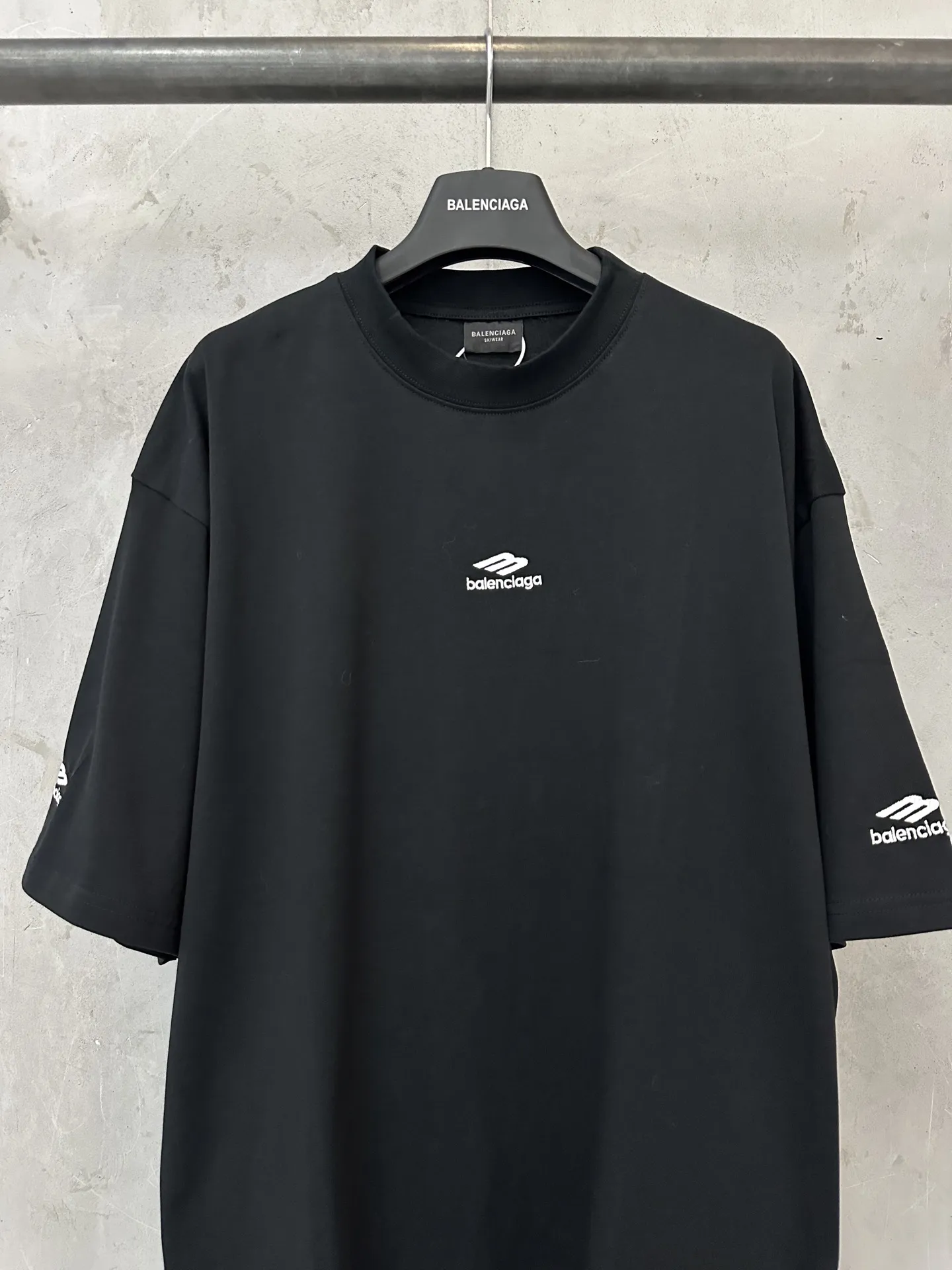 Logo-Embroidered Cotton-Jersey T-Shirt D17011953 — view 3