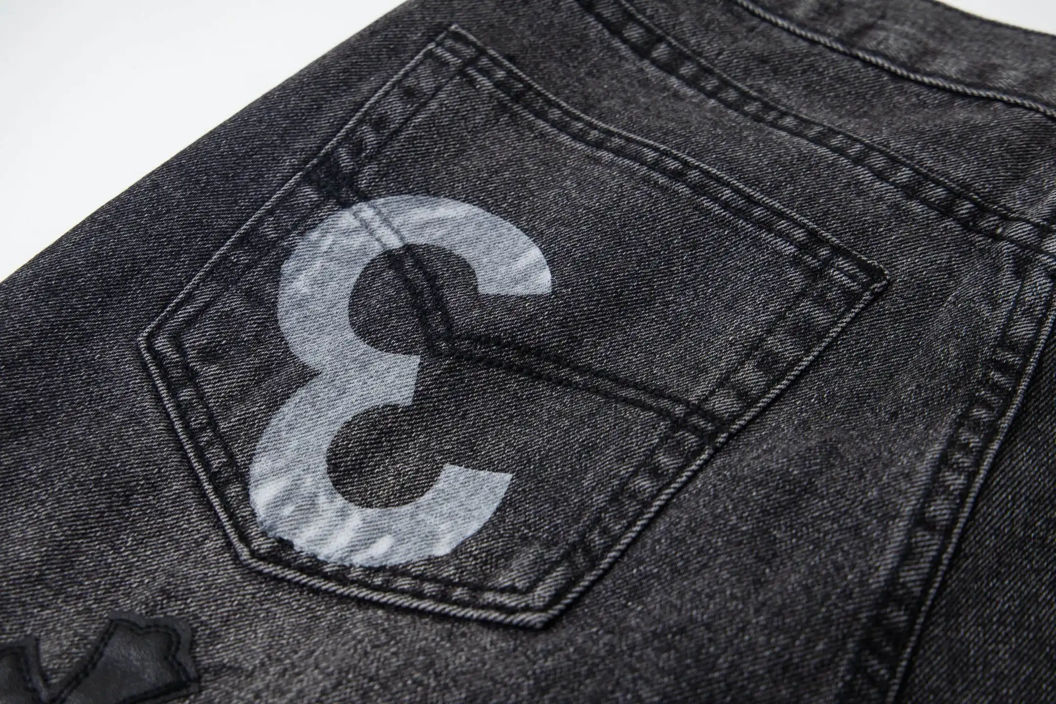 Matty Boy Sex Records Patchwork Straight-Leg Jeans D17019761 — view 5
