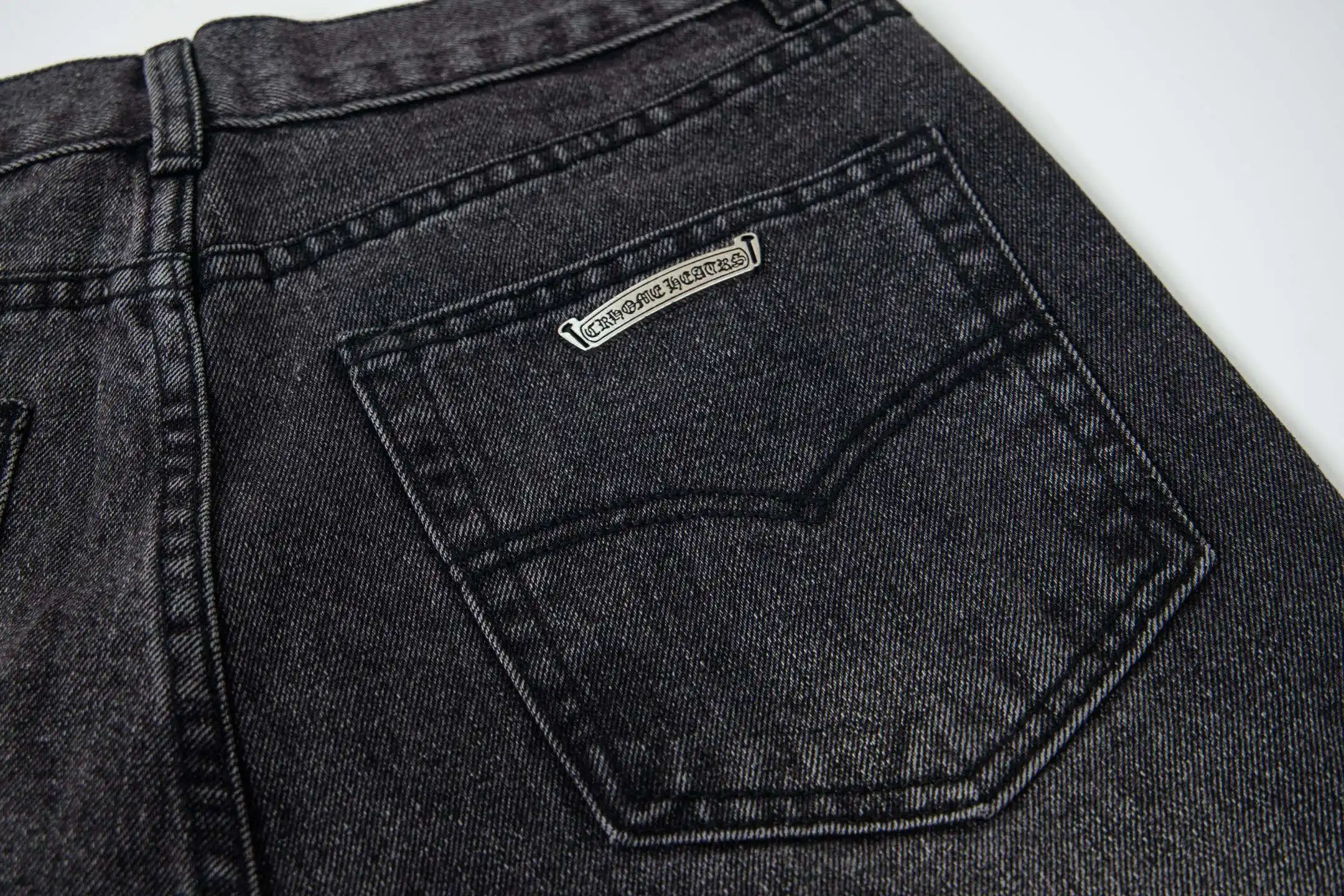 Matty Boy Sex Records Patchwork Straight-Leg Jeans D17019761 — view 9