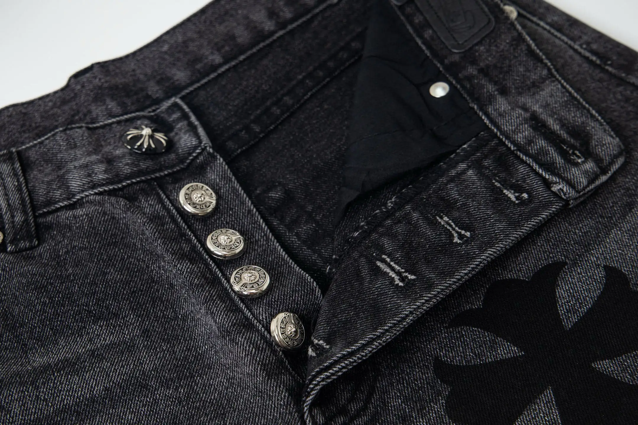 Matty Boy Sex Records Patchwork Straight-Leg Jeans D17019761 — view 14
