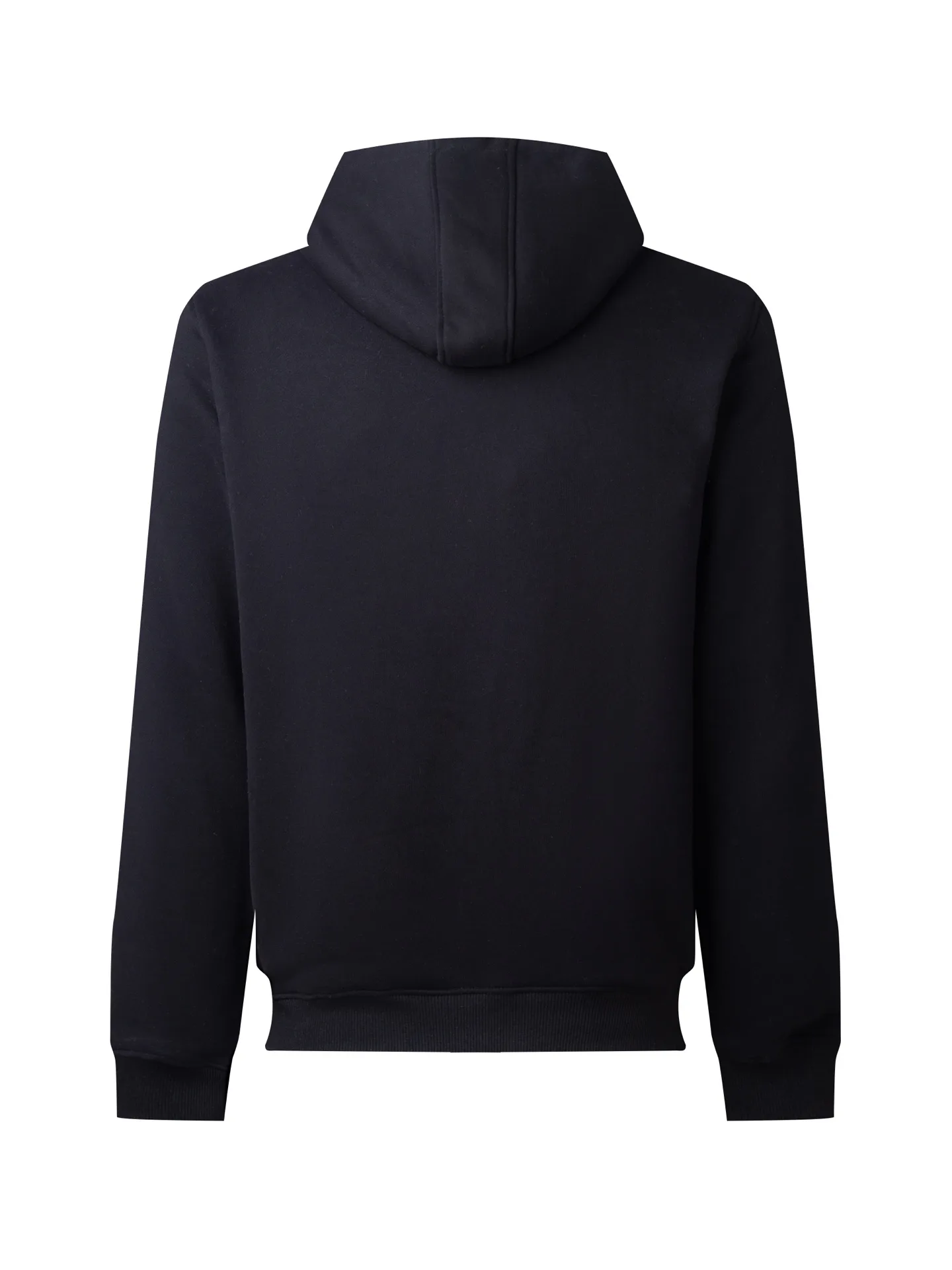 Check-Lined Embroidered Zip-Up Hoodie D17016447 — view 2