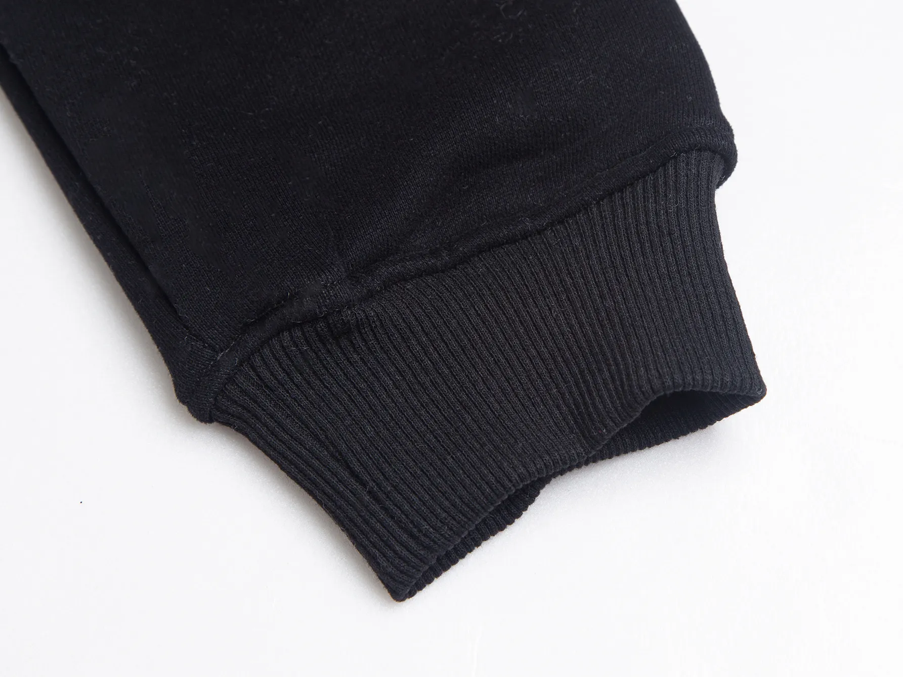 Check-Lined Embroidered Zip-Up Hoodie D17016447 — view 9