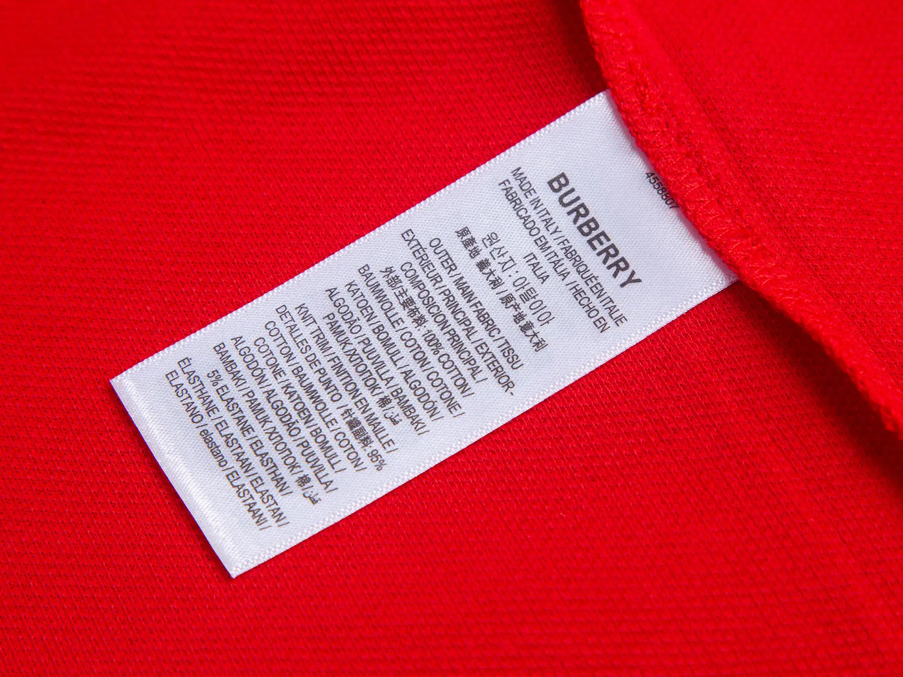 Embroidered Logo Piqué Cotton Polo Shirt D17015641 — view 10