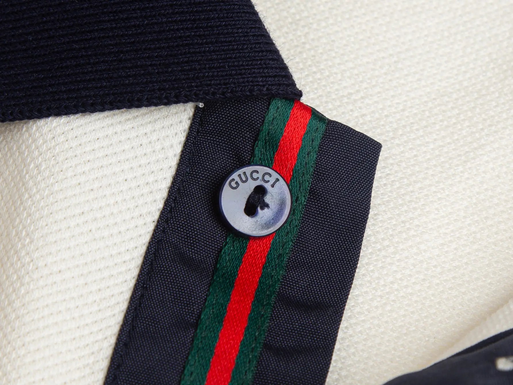 Contrast-Collar Cotton-Blend Polo Shirt D17013108 — view 5