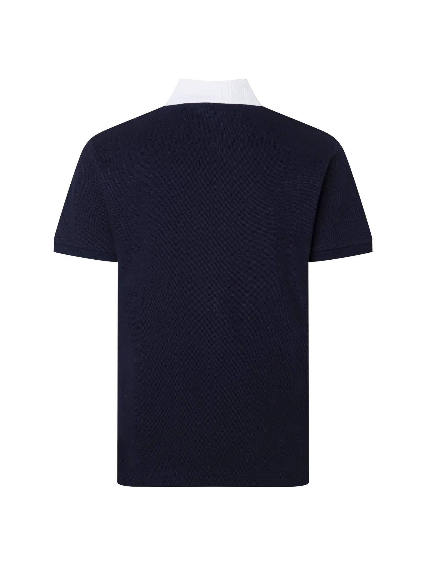 Contrast-Collar Cotton-Pique Polo Shirt D17013109 — view 2