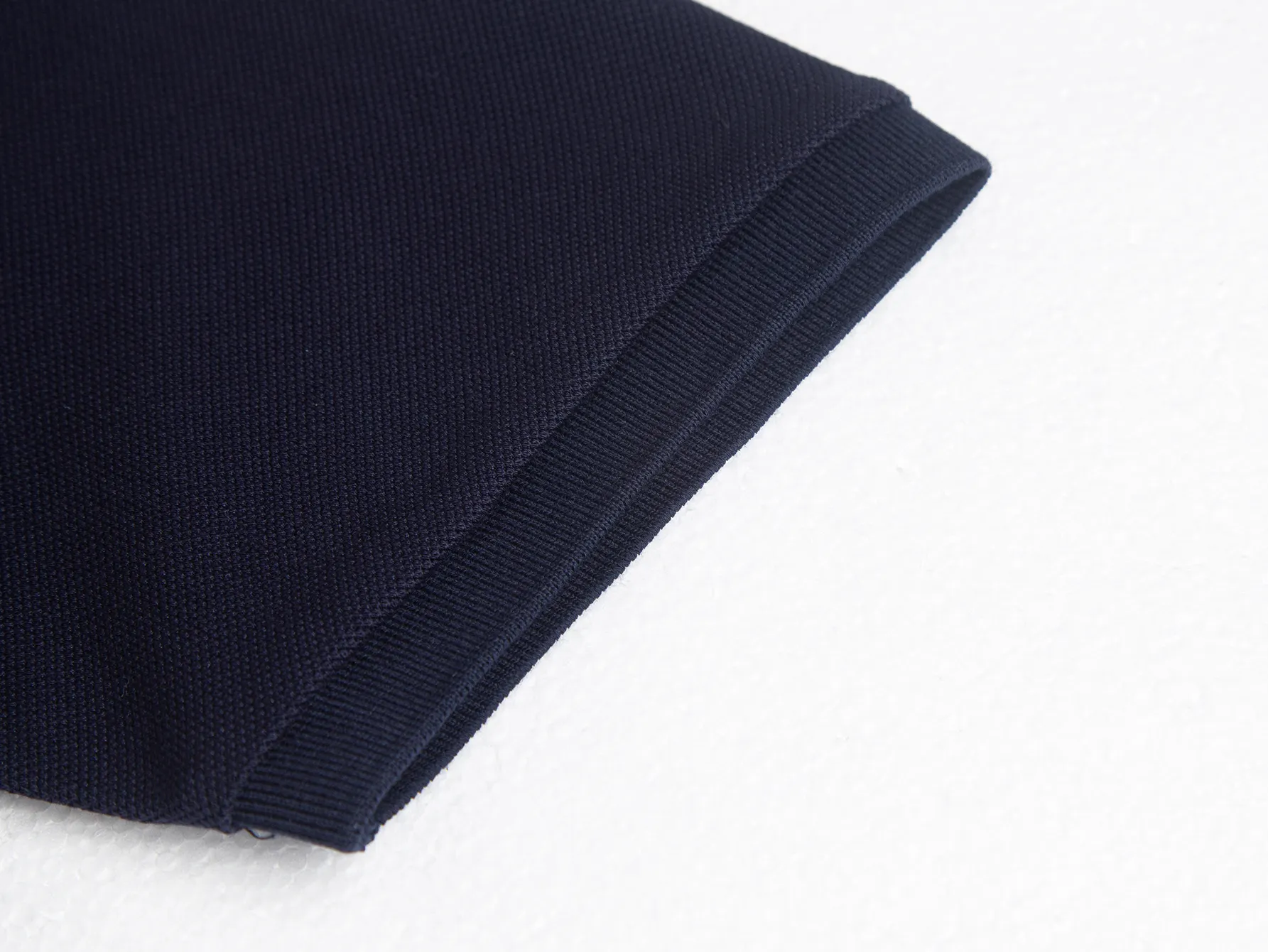 Contrast-Collar Cotton-Pique Polo Shirt D17013109 — view 9