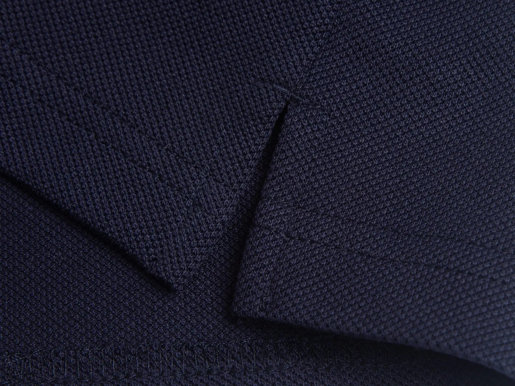 Contrast-Collar Cotton-Pique Polo Shirt D17013109 — view 11