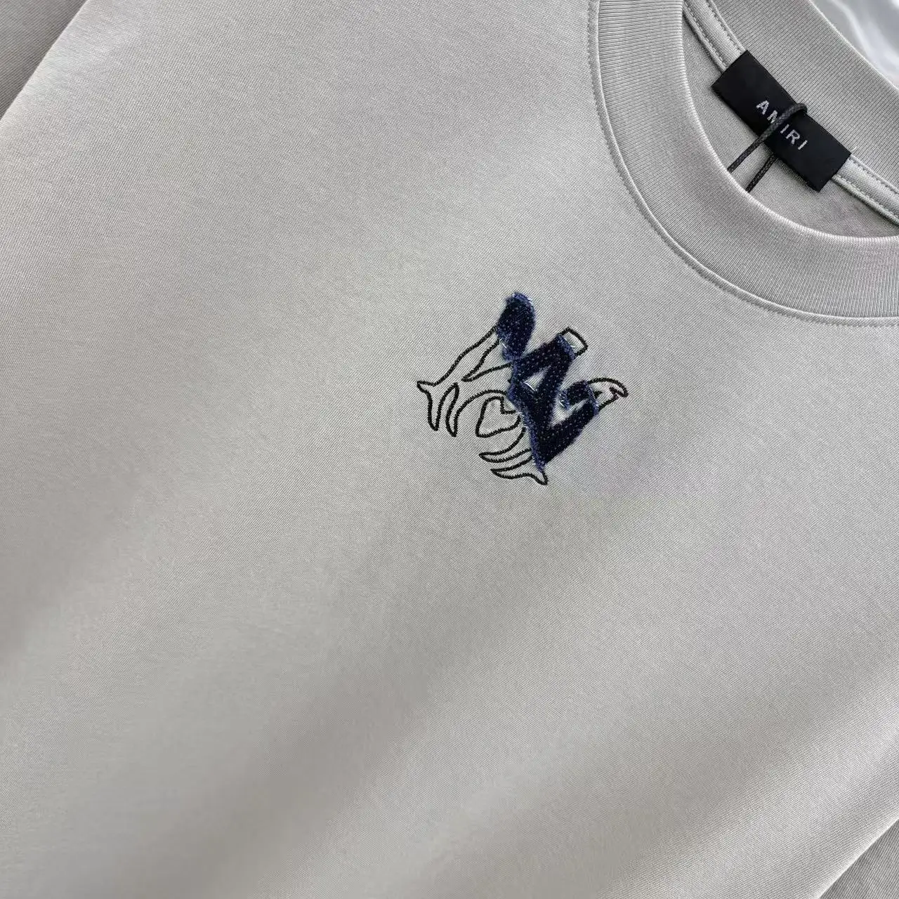 Embroidered Logo Cotton T-Shirt D17014314 — view 5
