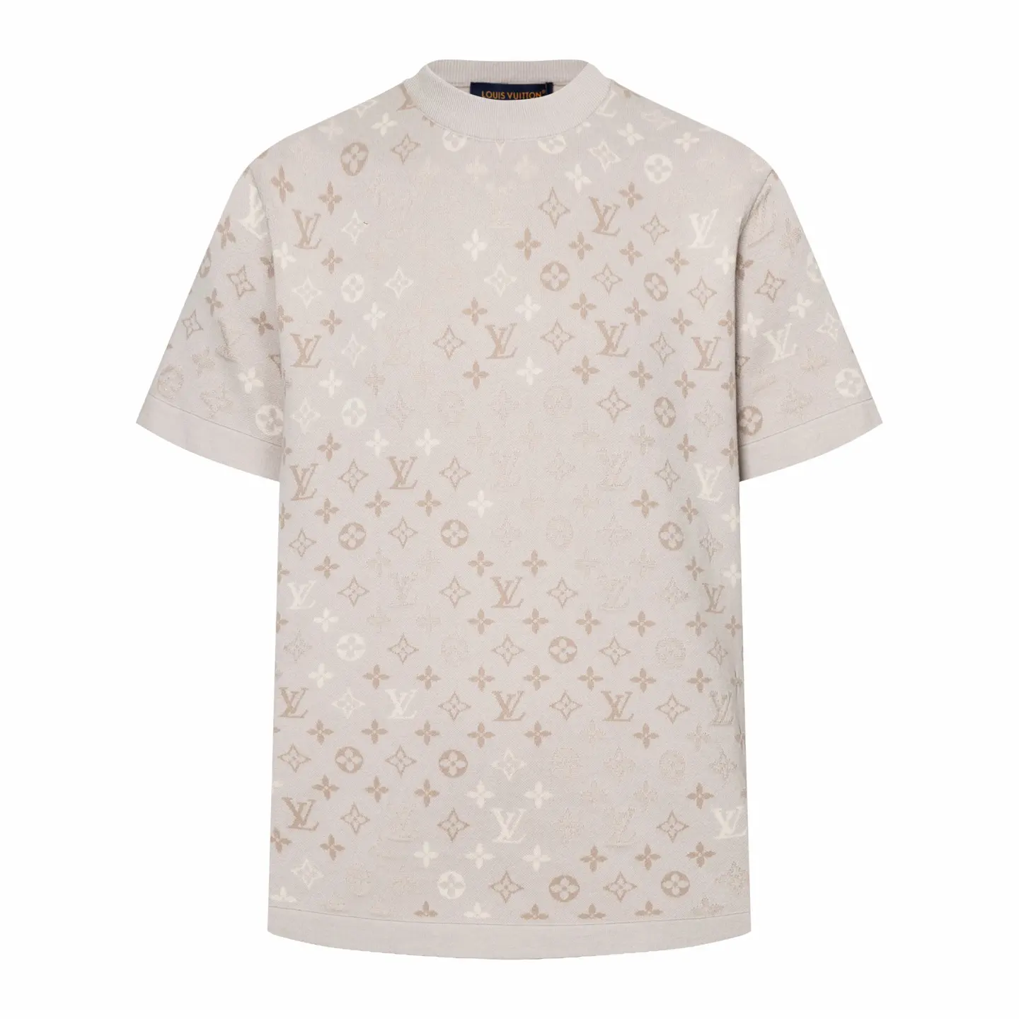 Monogram Jacquard Wool-Blend Knit T-Shirt D17516280