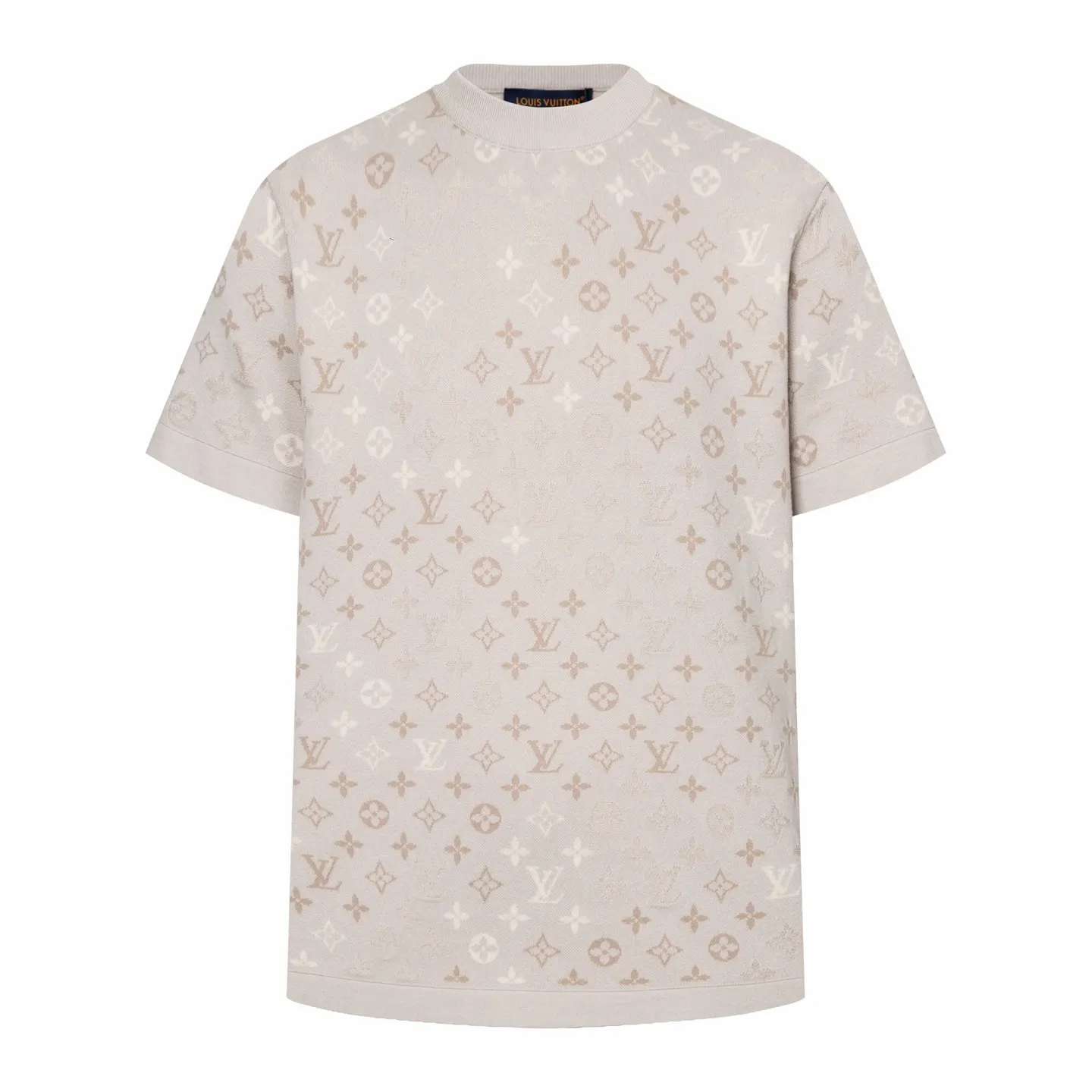Monogram Jacquard Wool-Blend Knit T-Shirt D17516280