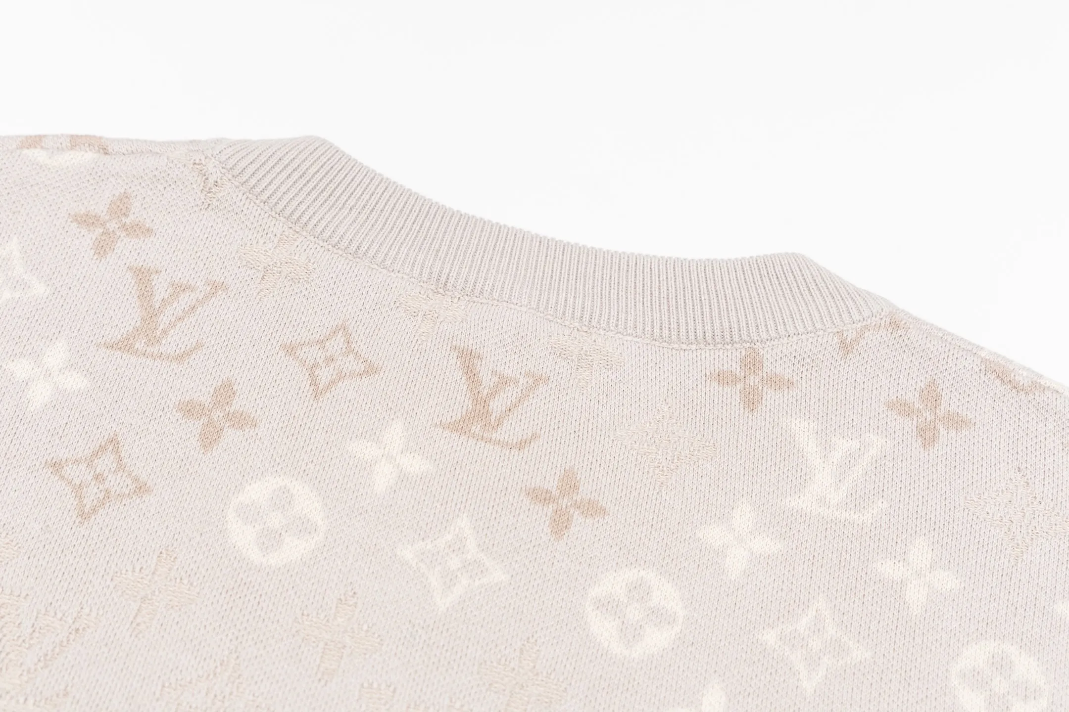 Monogram Jacquard Wool-Blend Knit T-Shirt D17516280 — view 4