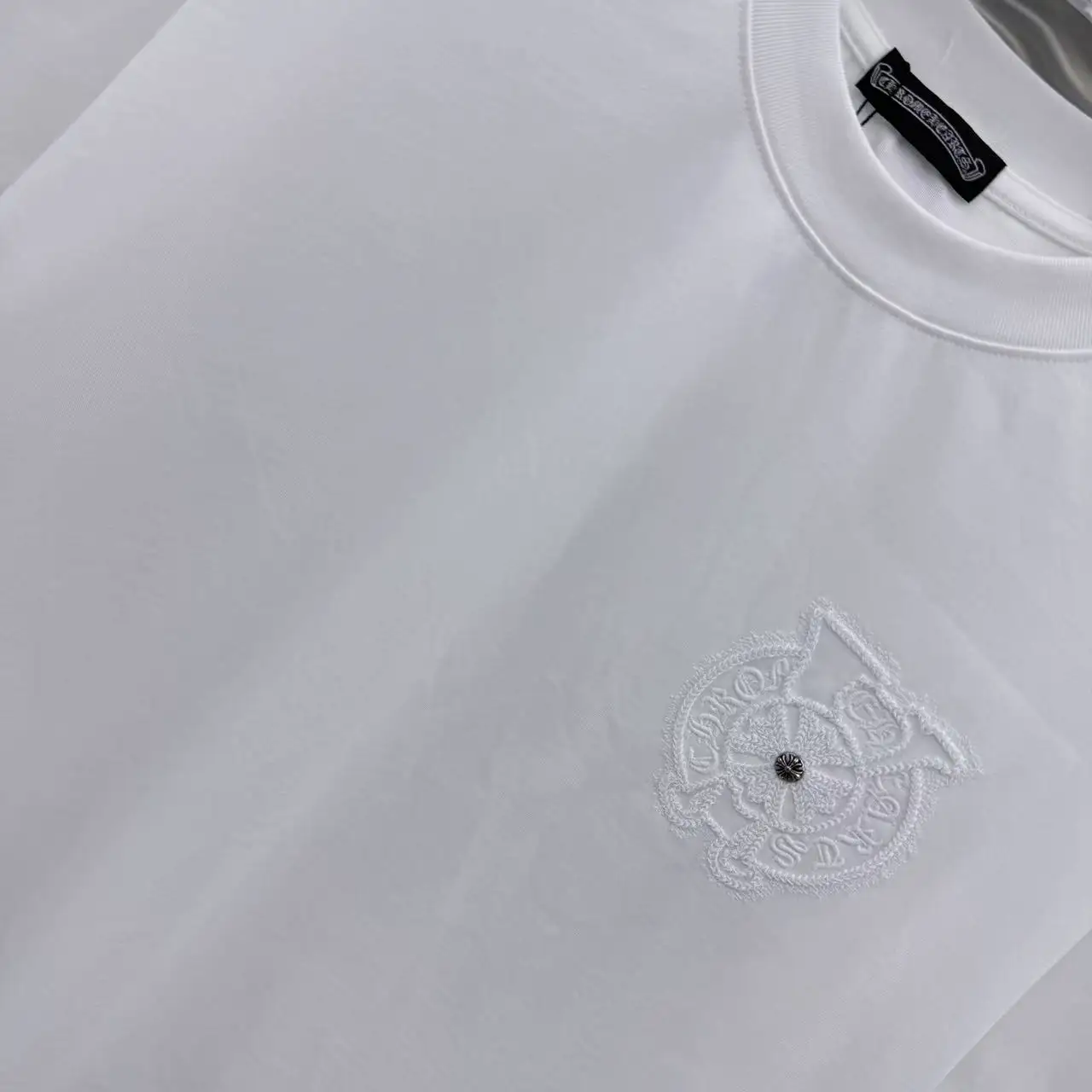 Embroidered Horseshoe Logo Cotton T-Shirt D17514307 — view 5